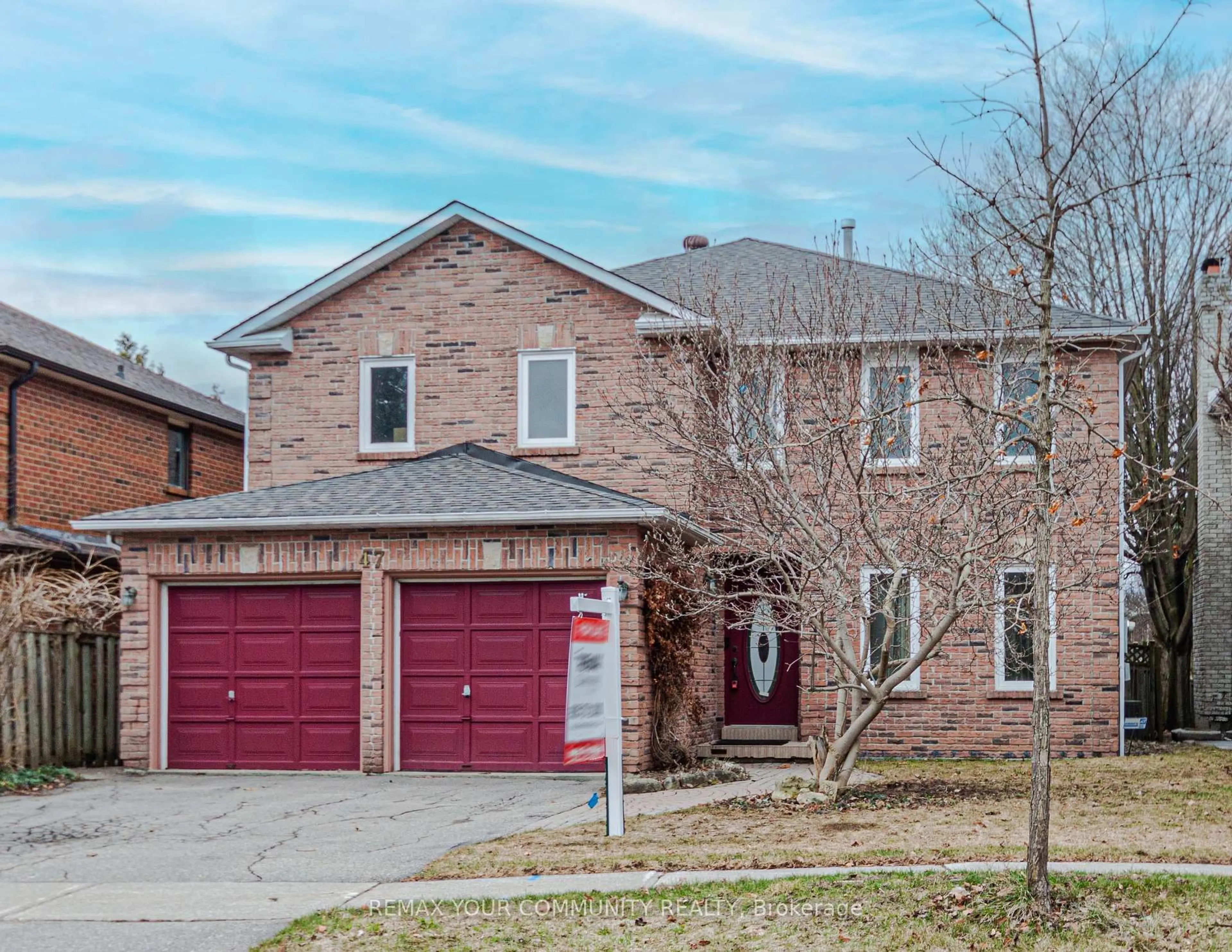Home with brick exterior material, street for 47 Elmsley Dr, Richmond Hill Ontario L4C 8N7