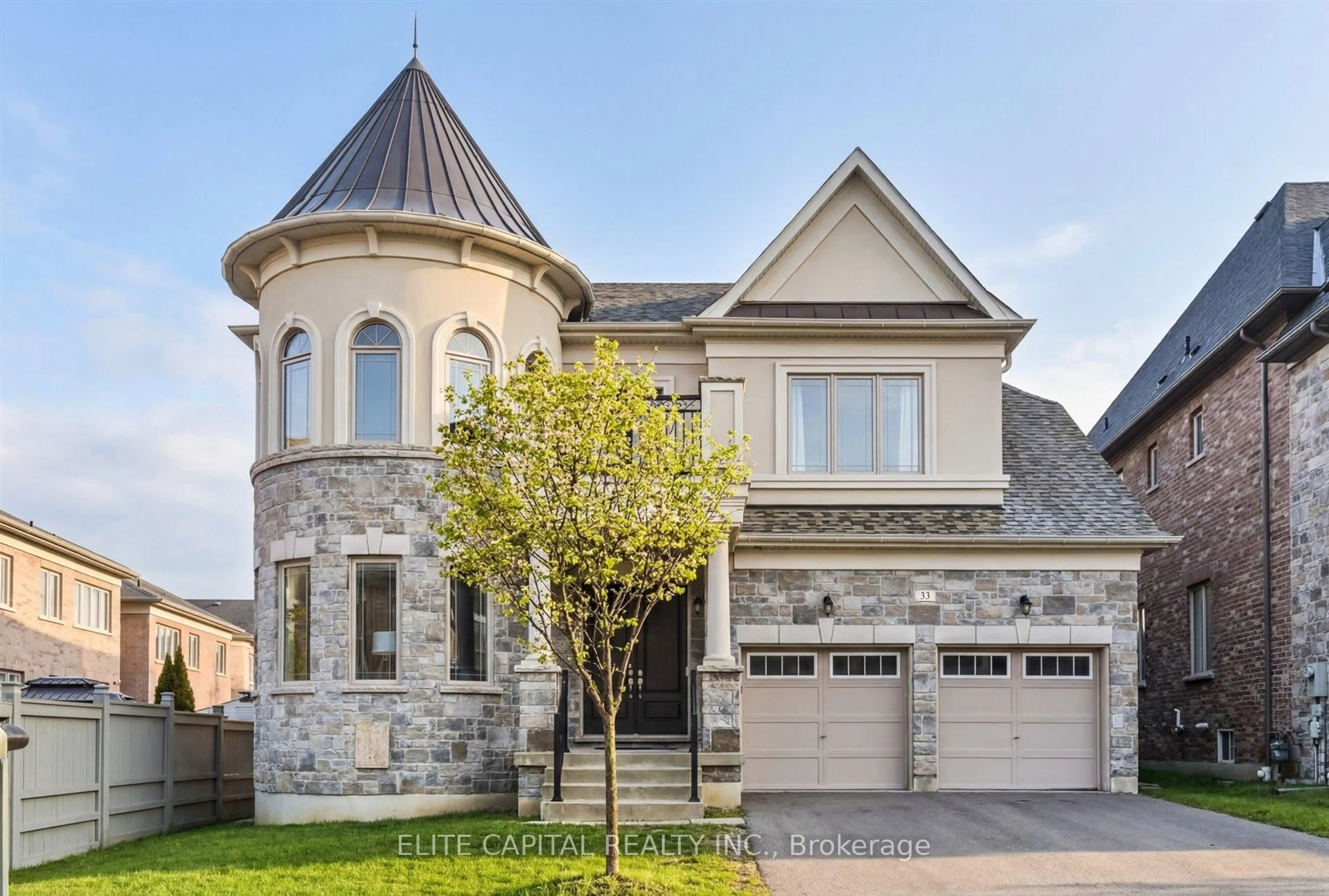 Home with brick exterior material, street for 33 Straw Cutter Gate, Vaughan Ontario L6A 4Y5