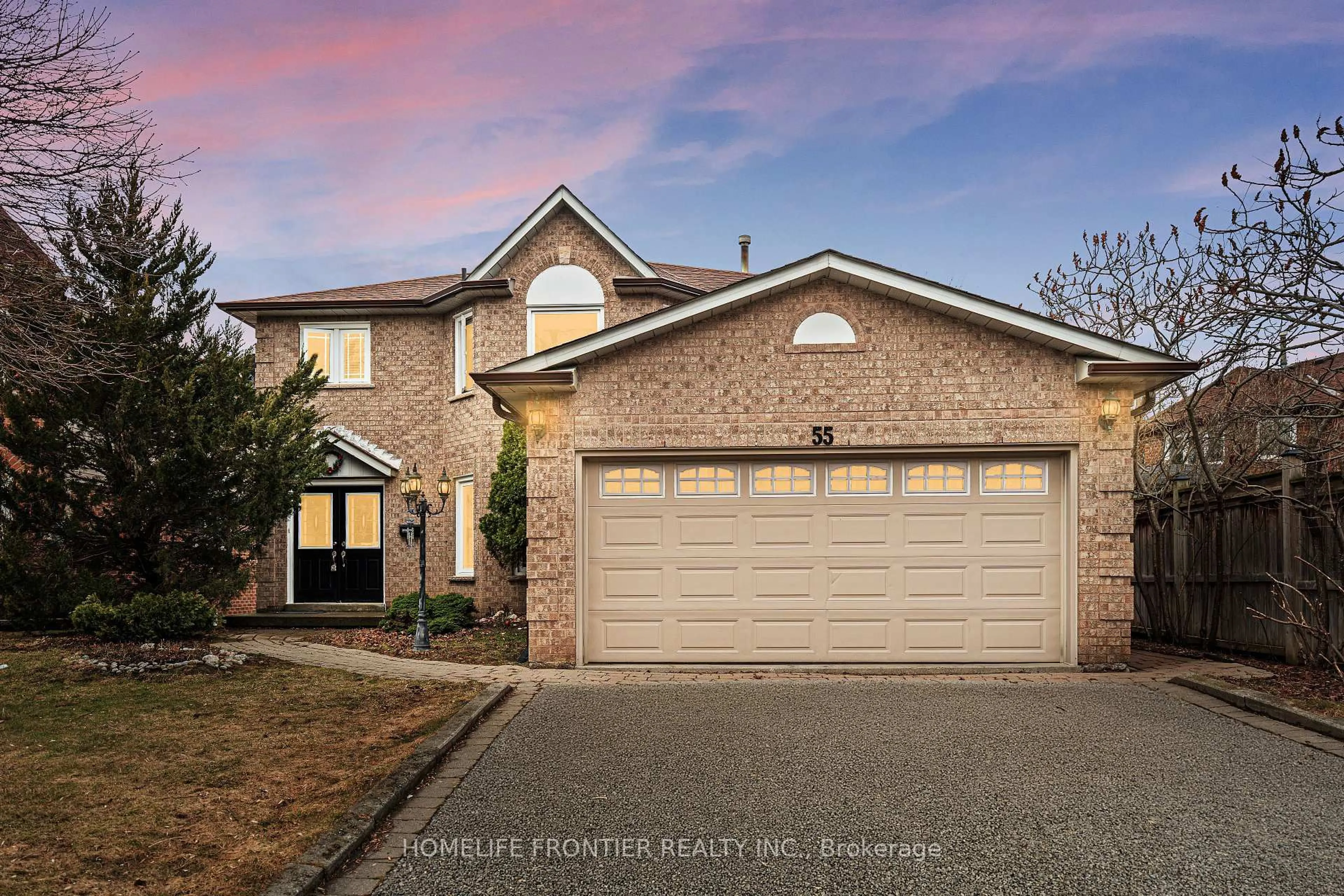 Home with brick exterior material, street for 55 Attridge Dr, Aurora Ontario L4G 6J4