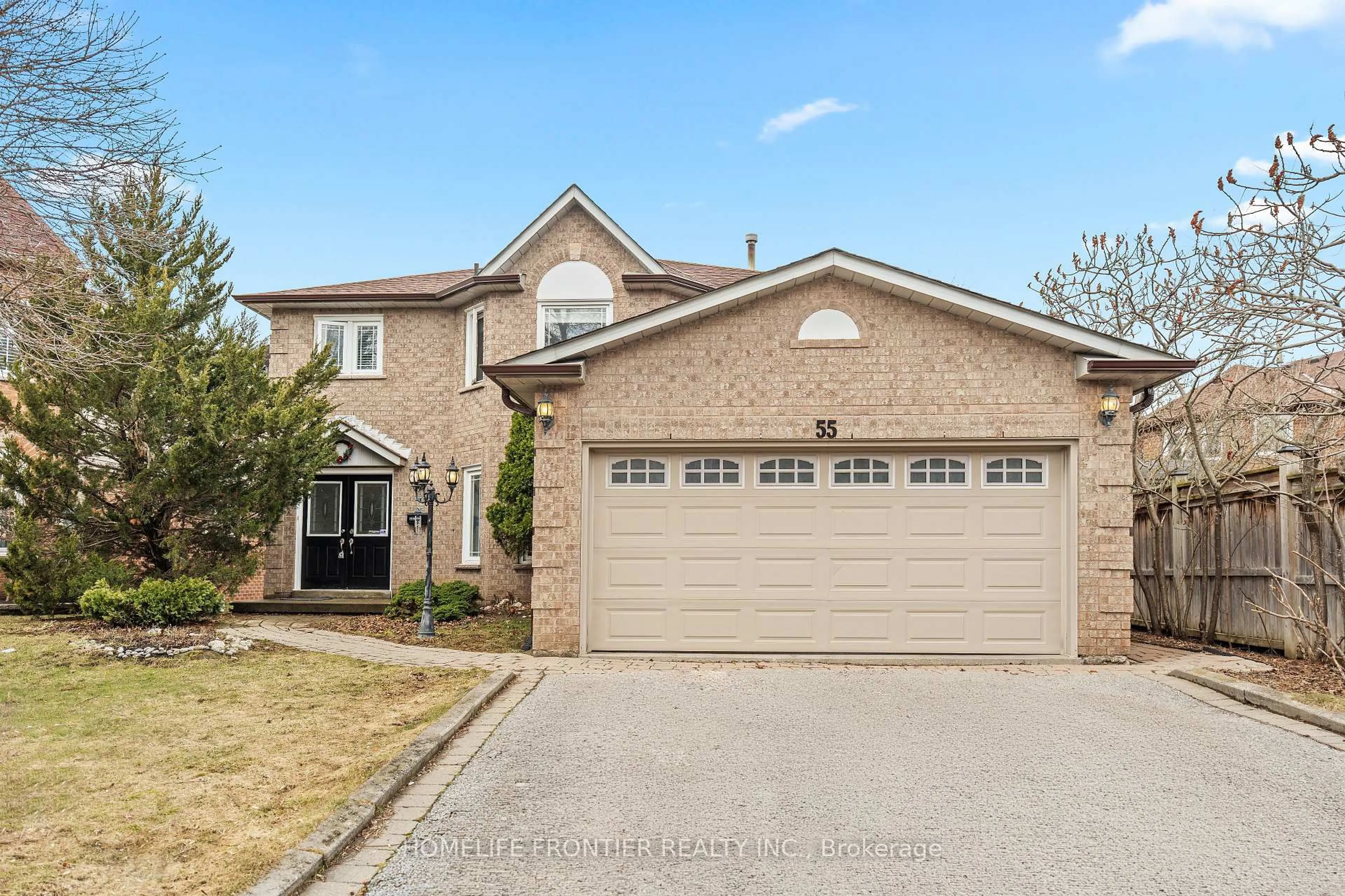 Home with brick exterior material, street for 55 Attridge Dr, Aurora Ontario L4G 6J4