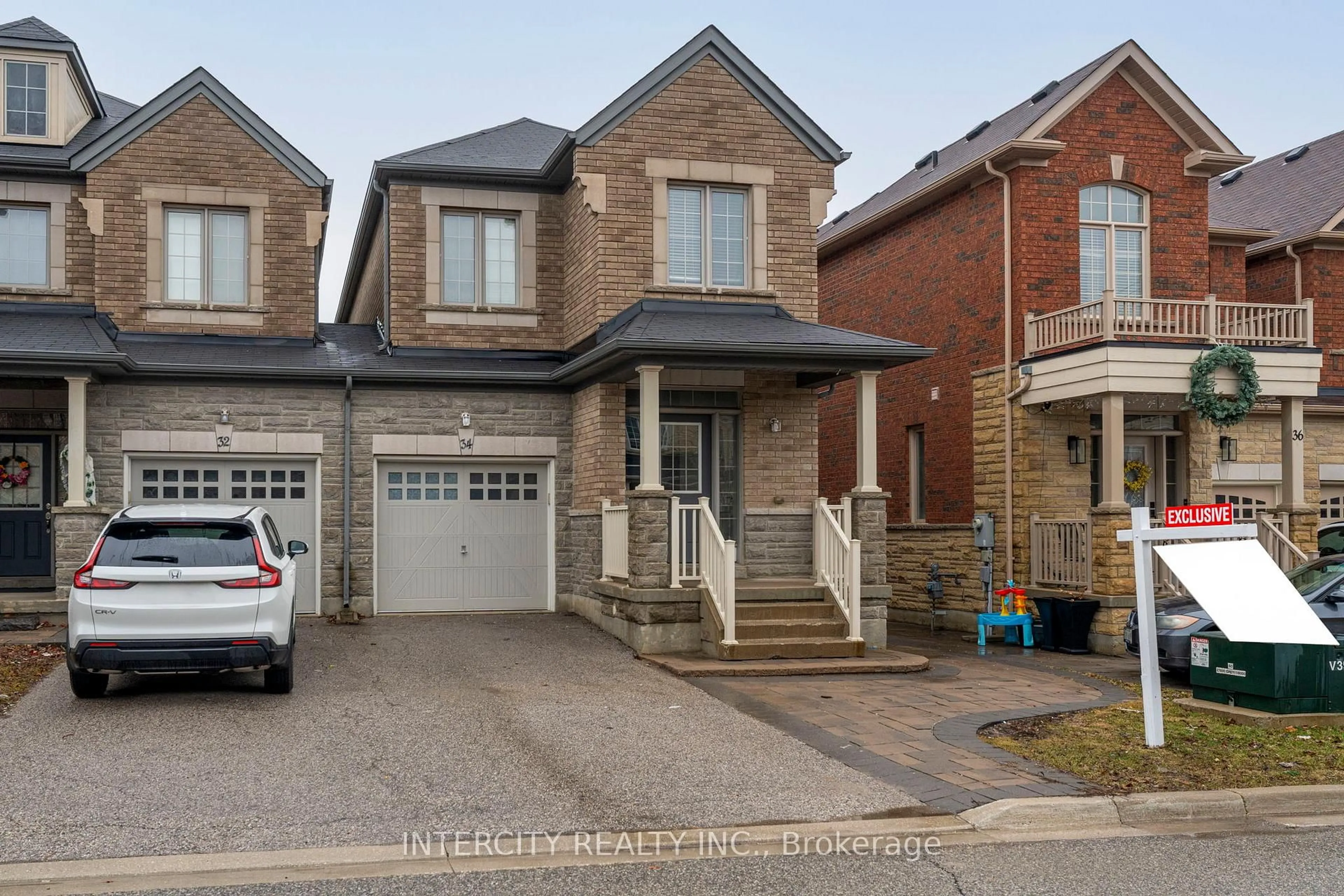 Home with brick exterior material, street for 34 Alexie Way, Vaughan Ontario L4H 3V3