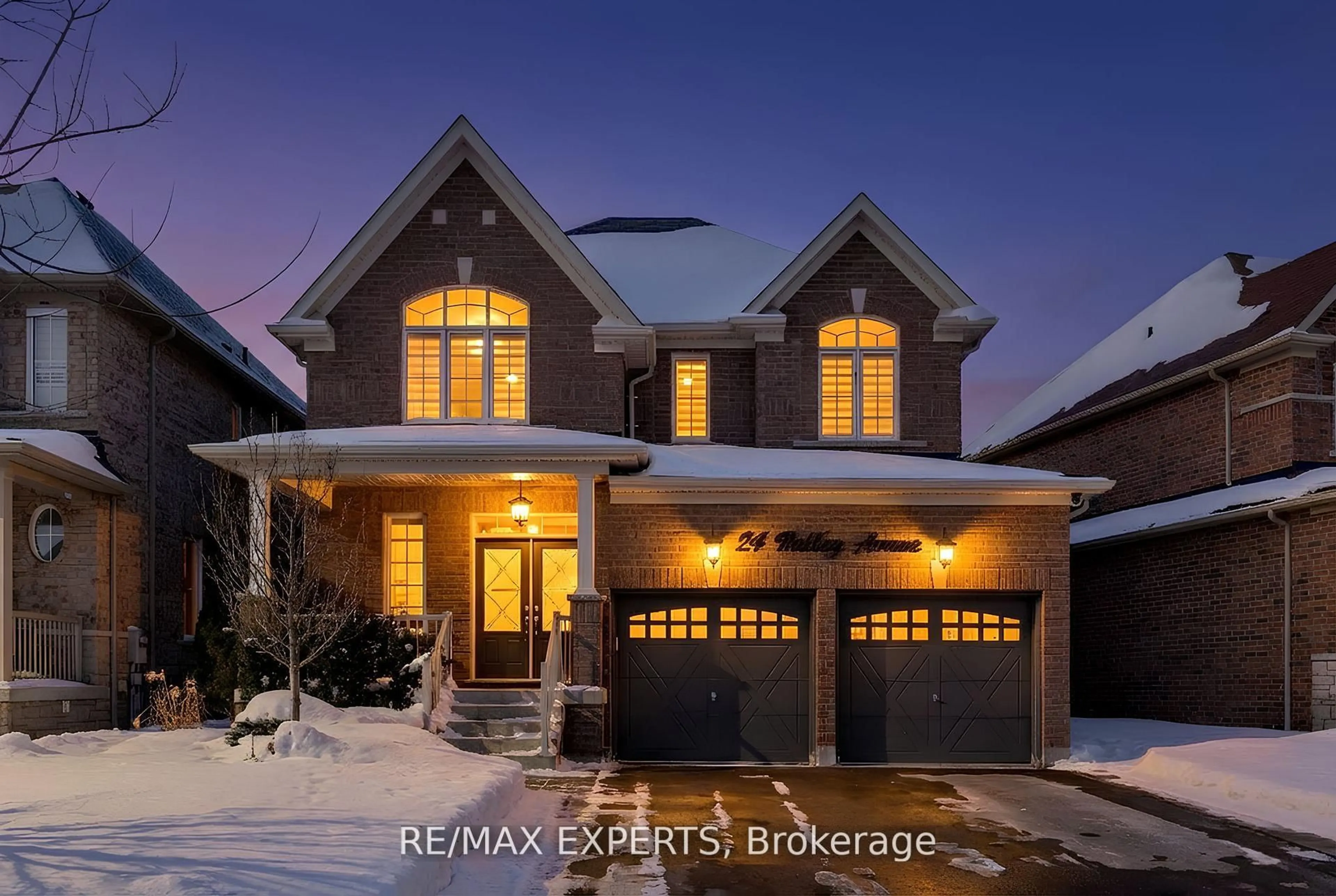 Home with brick exterior material, street for 24 Mckay Ave, New Tecumseth Ontario L0G 1W0