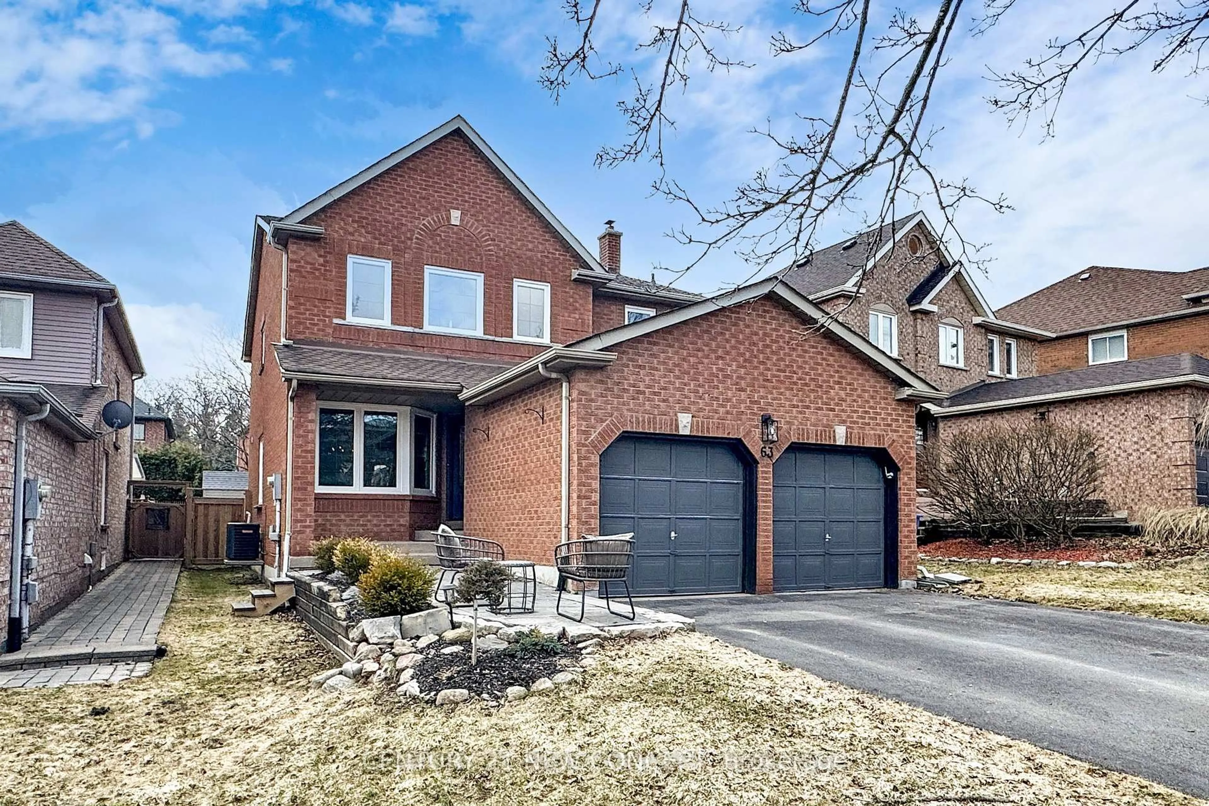 Home with brick exterior material, street for 63 Beechbrooke Way, Aurora Ontario L4G 6N7