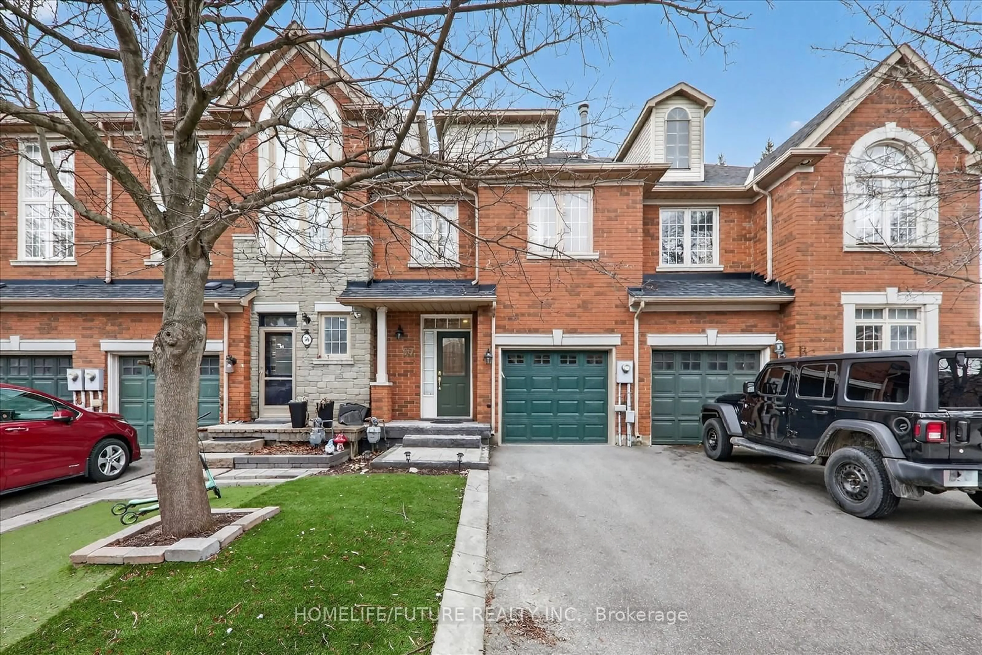 Home with brick exterior material, street for 180 Blue Willow Dr #57, Vaughan Ontario L4L 9C9