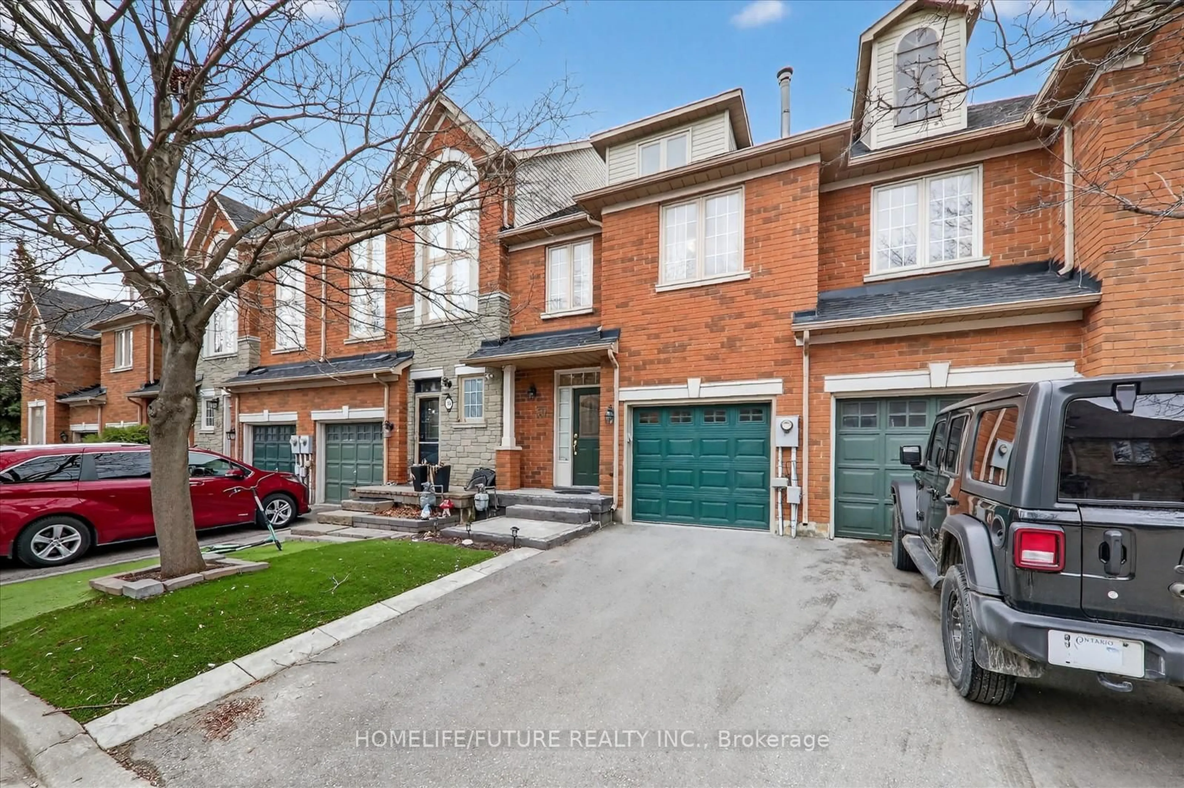 Home with brick exterior material, street for 180 Blue Willow Dr #57, Vaughan Ontario L4L 9C9