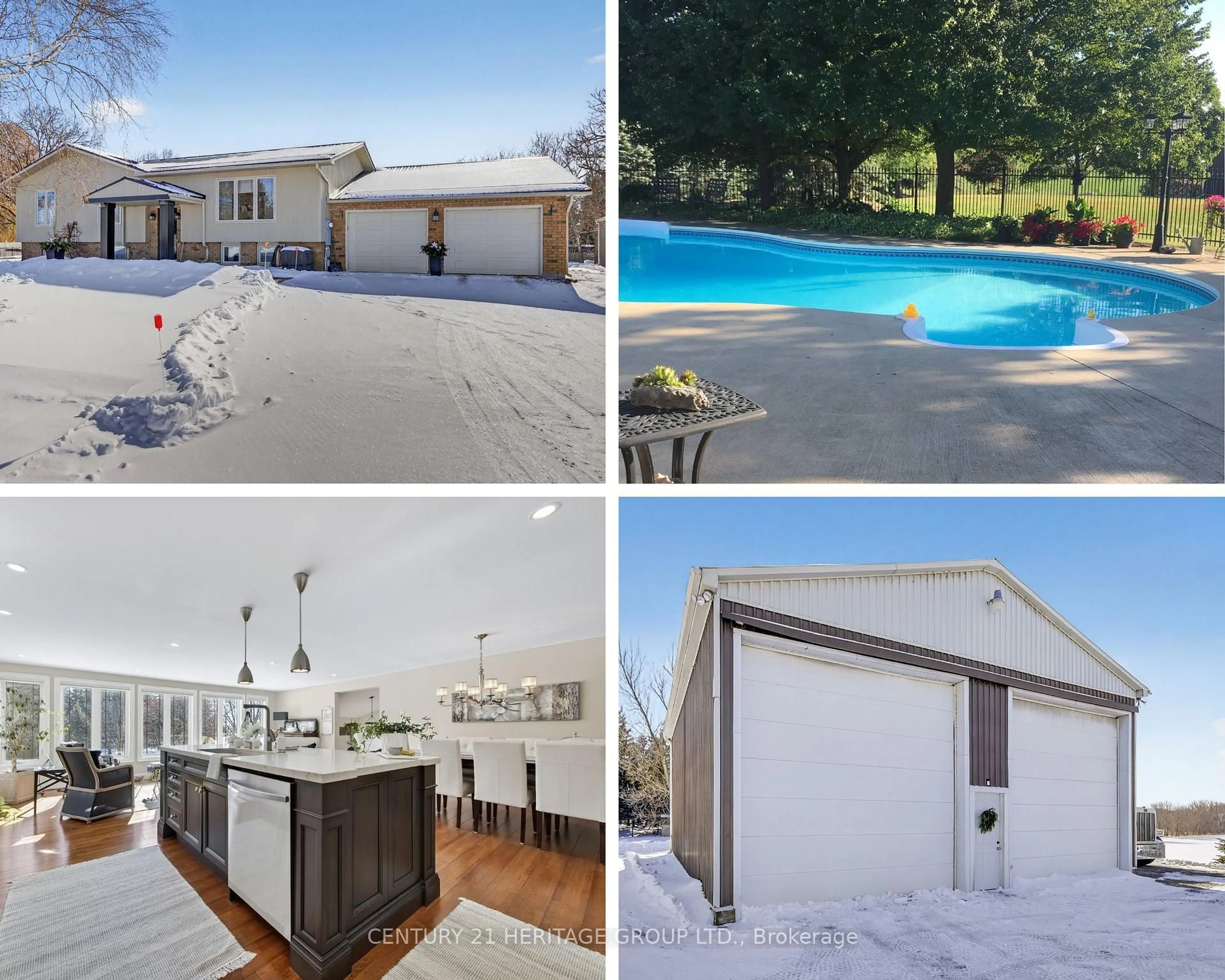 A pic from outside/outdoor area/front of a property/back of a property/a pic from drone, water/lake/river/ocean view for 4371 11th Line, Bradford West Gwillimbury Ontario L0L 1L0