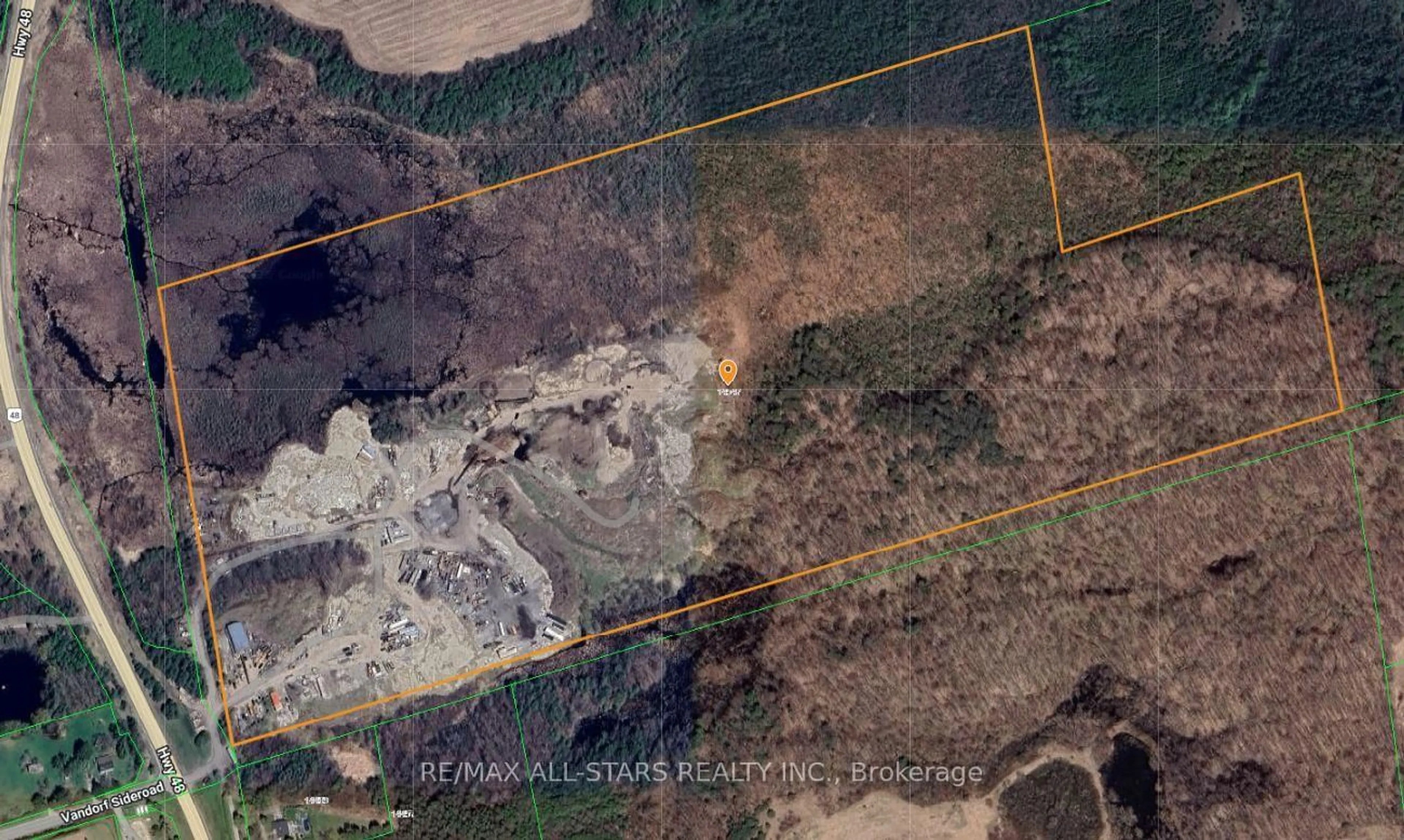 A pic from outside/outdoor area/front of a property/back of a property/a pic from drone, forest/trees view for 14547 Highway 48, Whitchurch-Stouffville Ontario L4A 7X3