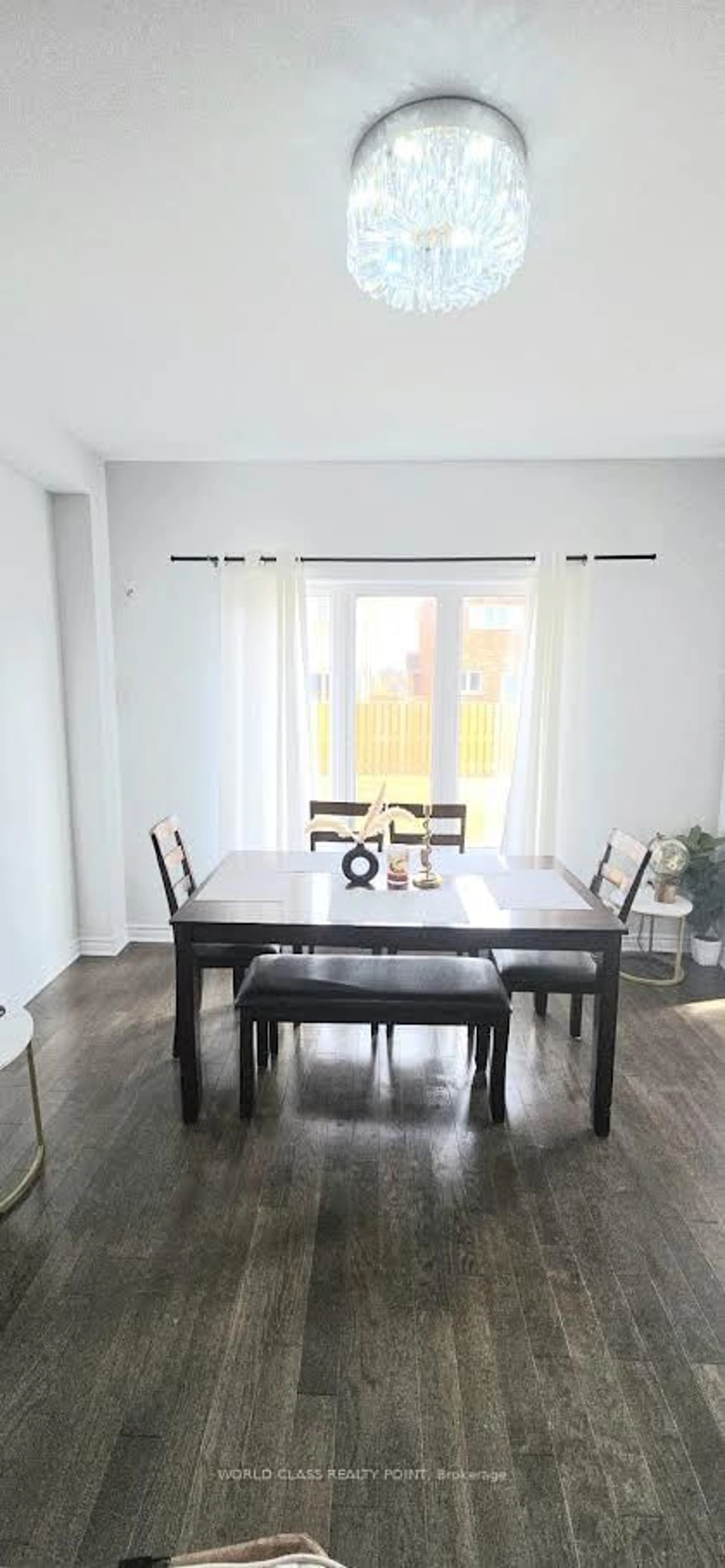 Dining room, wood/laminate floor for 97 Terry Clayton Ave, Brock Ontario L0K 1A0