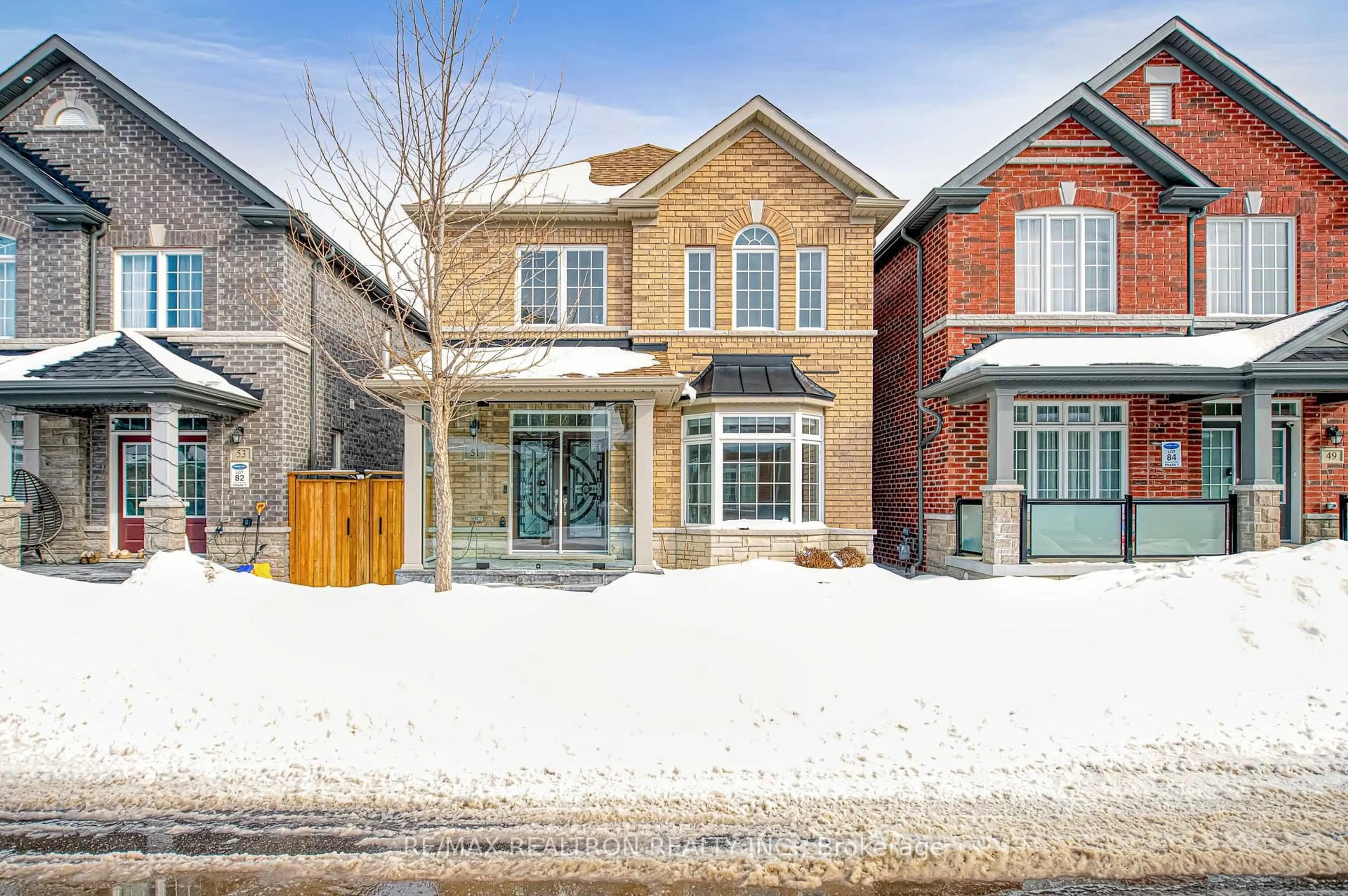 Home with brick exterior material, street for 51 Albert Lewis St, Markham Ontario L6B 0Z3