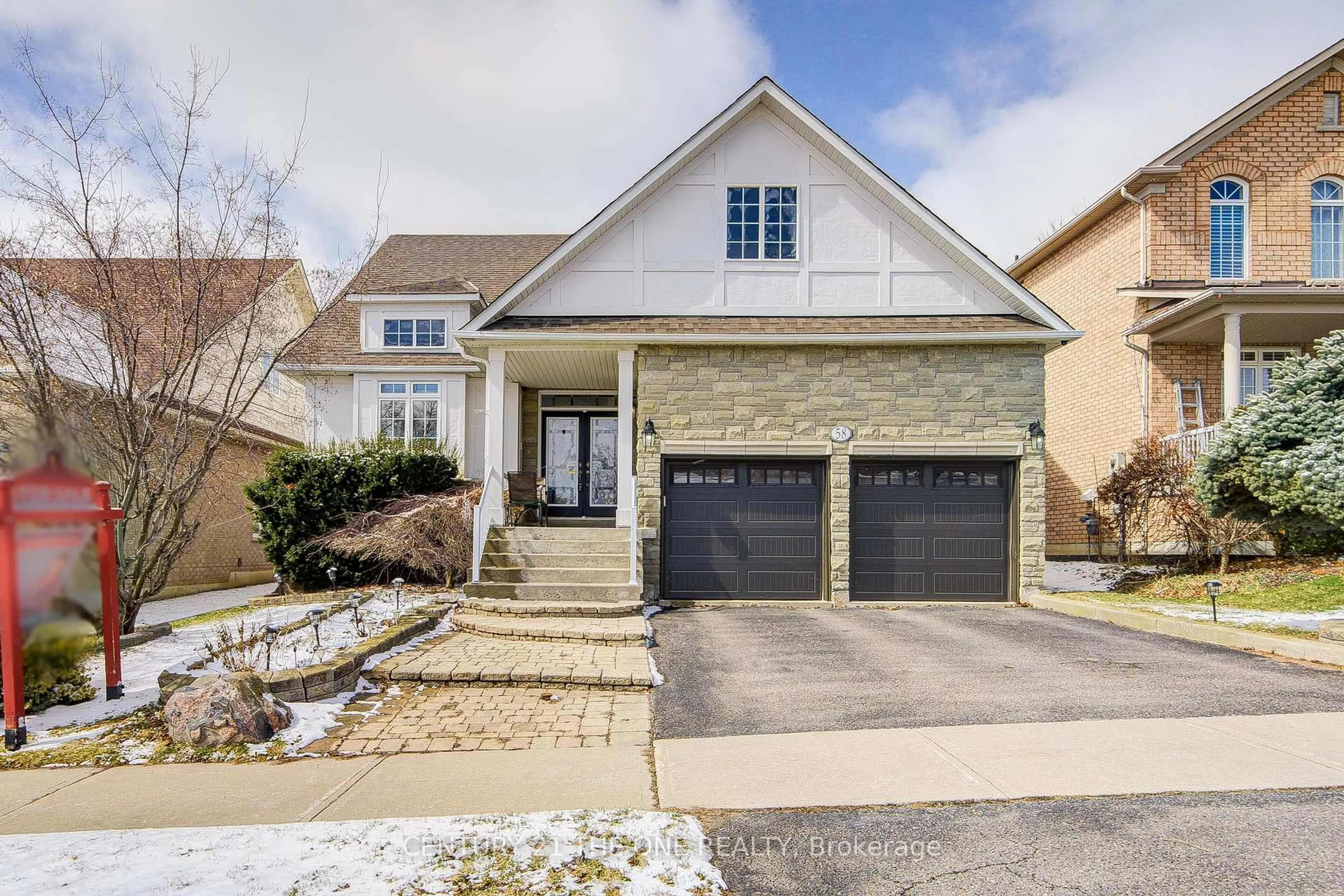 Home with brick exterior material, street for 58 Shadow Falls Dr, Richmond Hill Ontario L4E 4J9