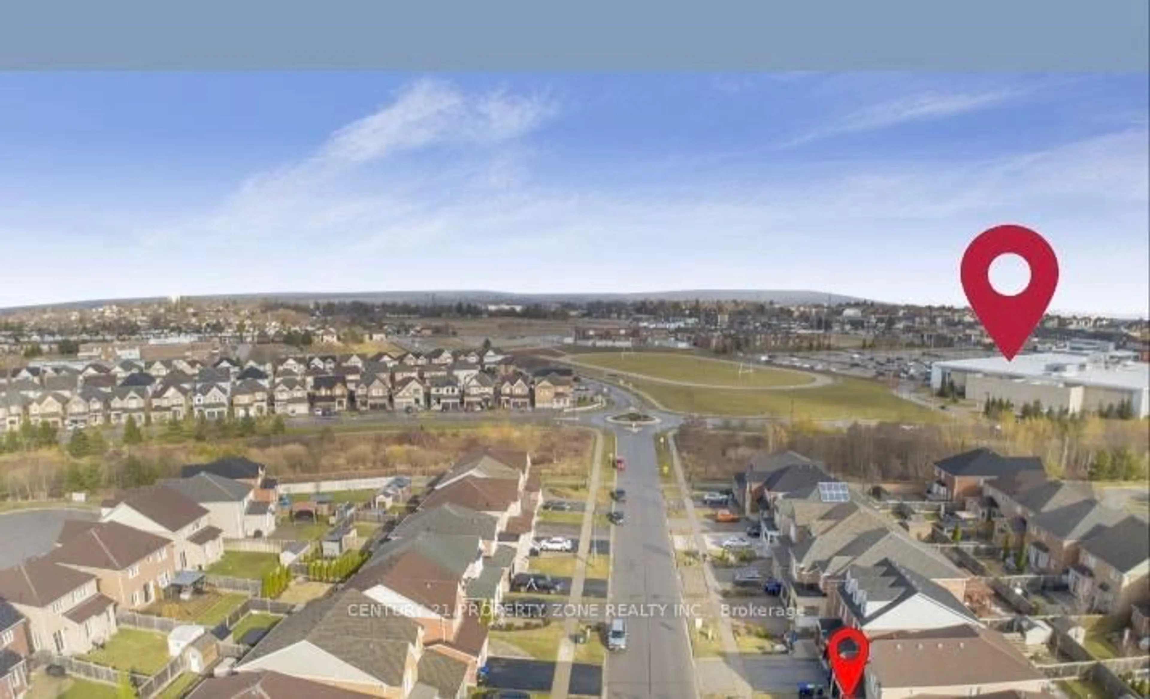 A pic from outside/outdoor area/front of a property/back of a property/a pic from drone, unknown for 95 Blue Dasher Blvd, Bradford West Gwillimbury Ontario L3Z 0J2