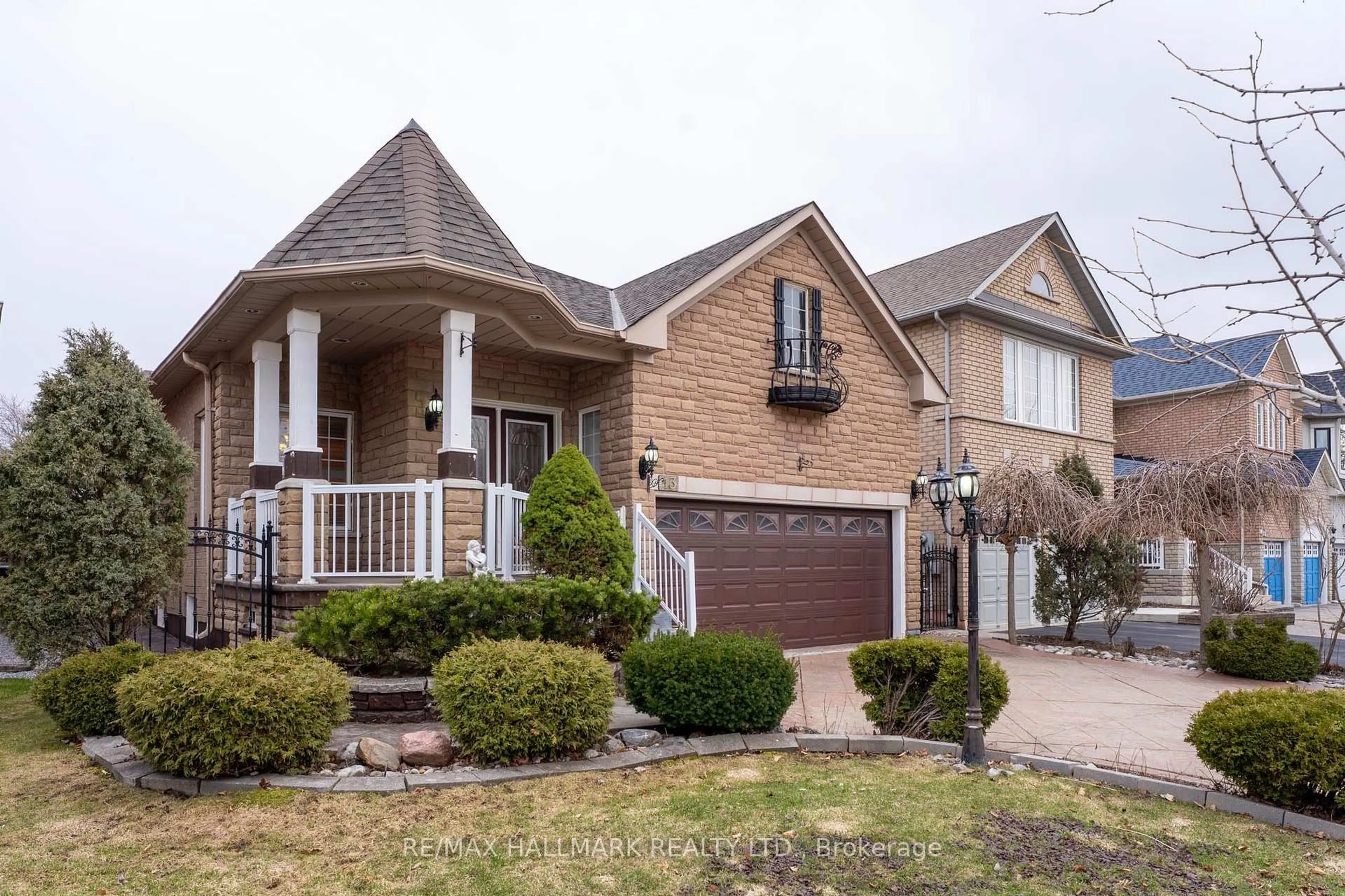 Home with brick exterior material, street for 13 Briar Path Lane, Markham Ontario L6C 2C3