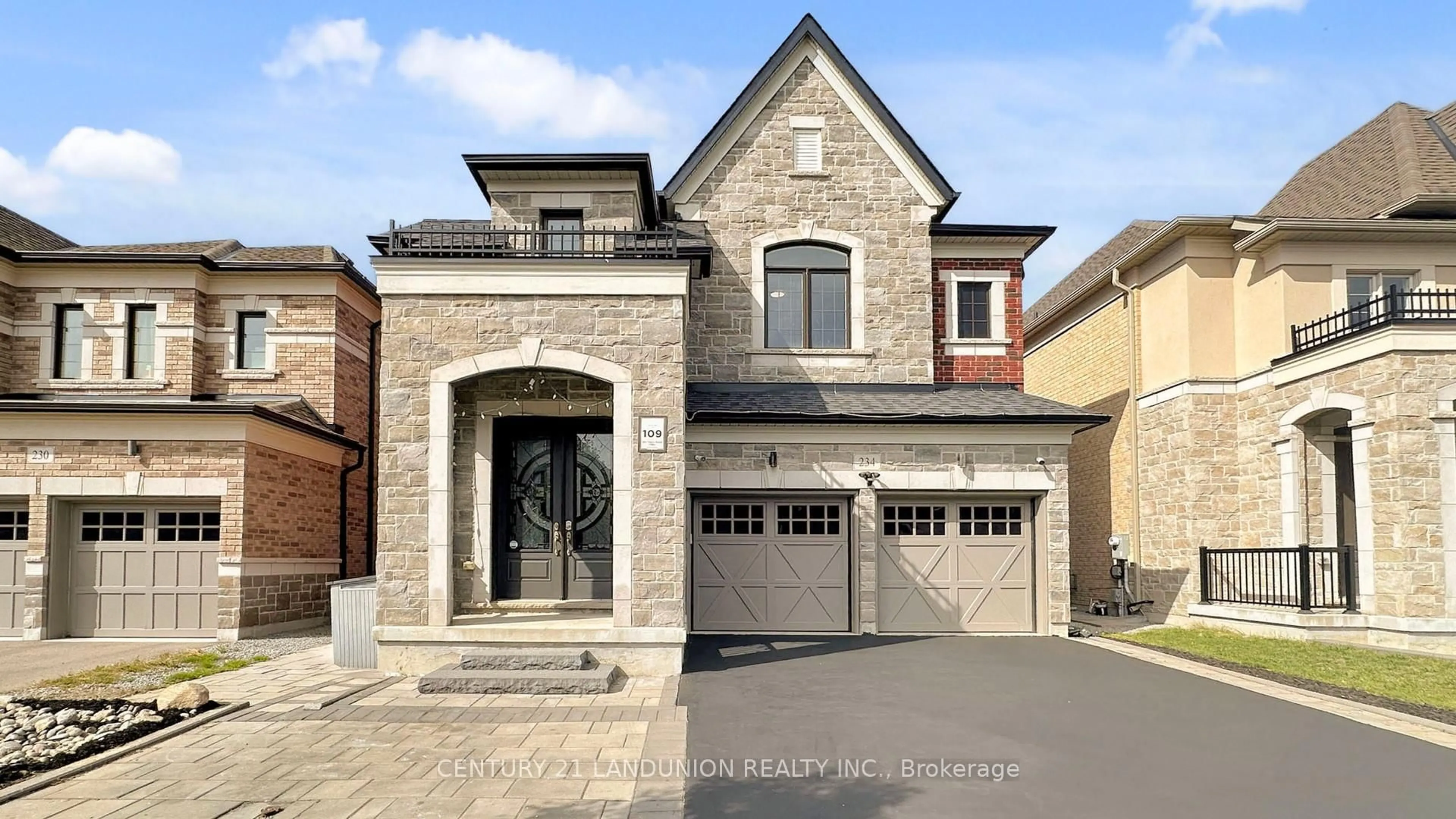 Home with brick exterior material, street for 234 Touch Gold Cres, Aurora Ontario L4G 3X5