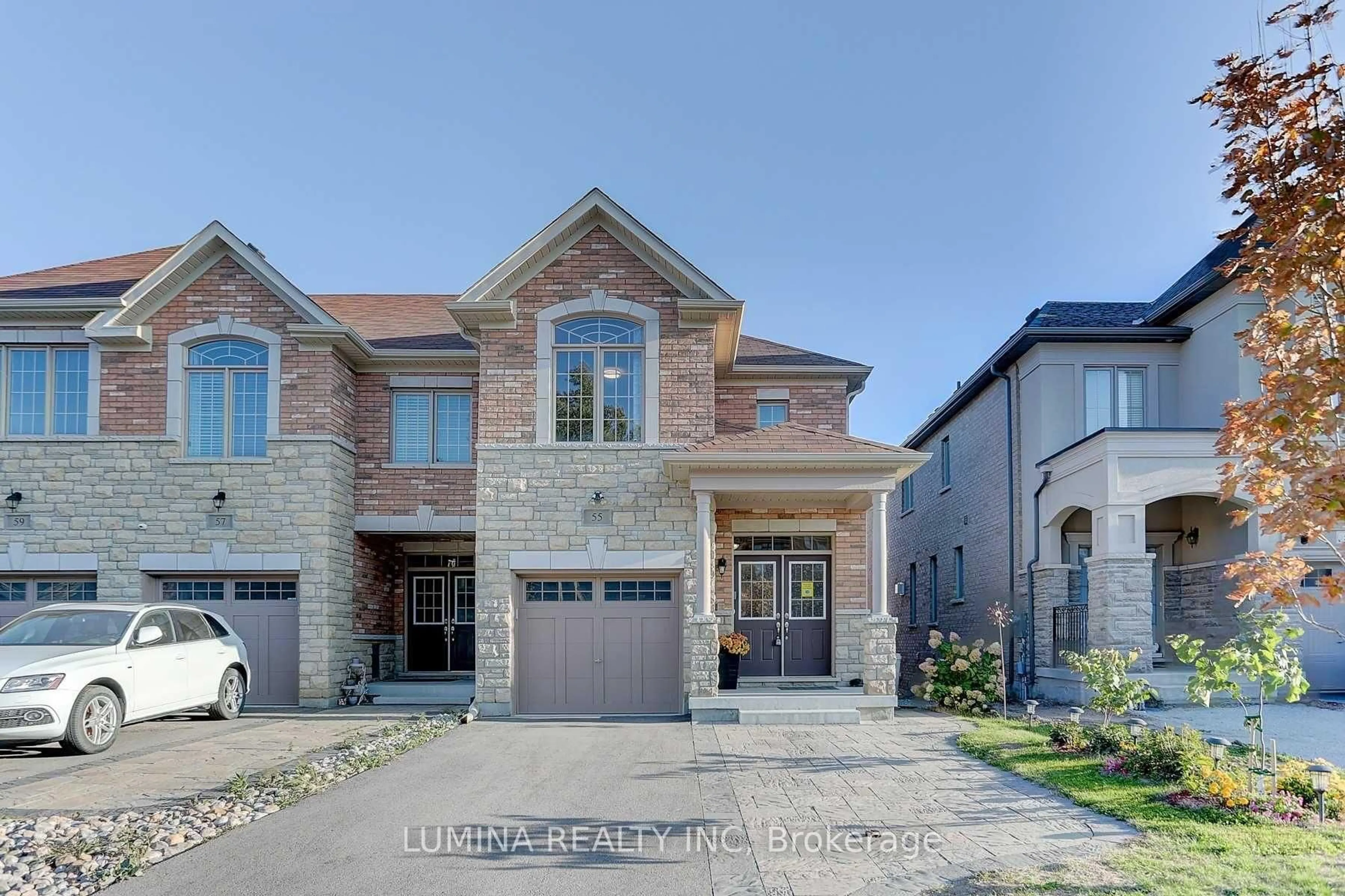 Home with brick exterior material, street for 55 Port Arthur Cres, Richmond Hill Ontario L4E 1B4