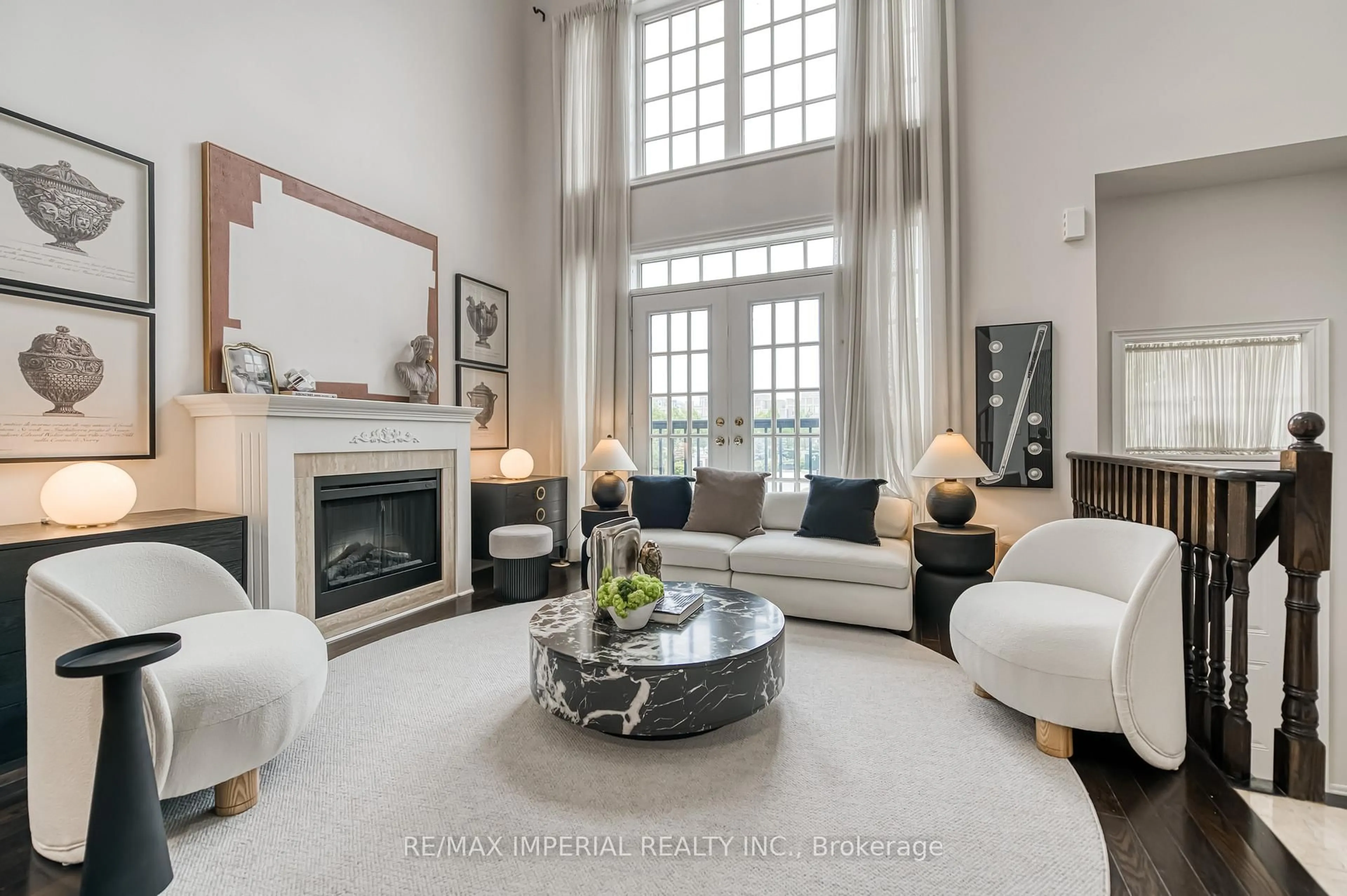 Living room with furniture, unknown for 21 MACKENZIE'S STAND Ave, Markham Ontario L6G 0C4