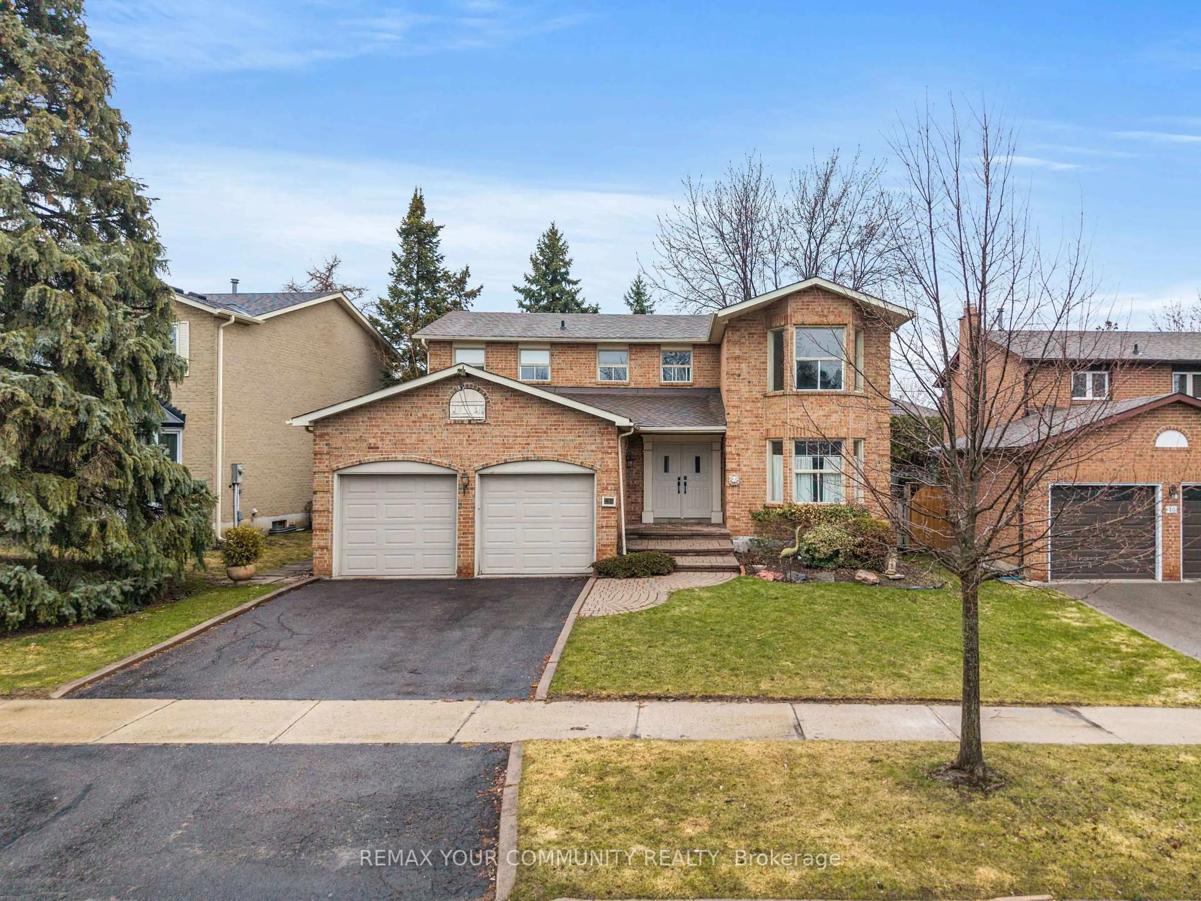 Home with brick exterior material, street for 42 Houseman Cres, Richmond Hill Ontario L4C 7R8