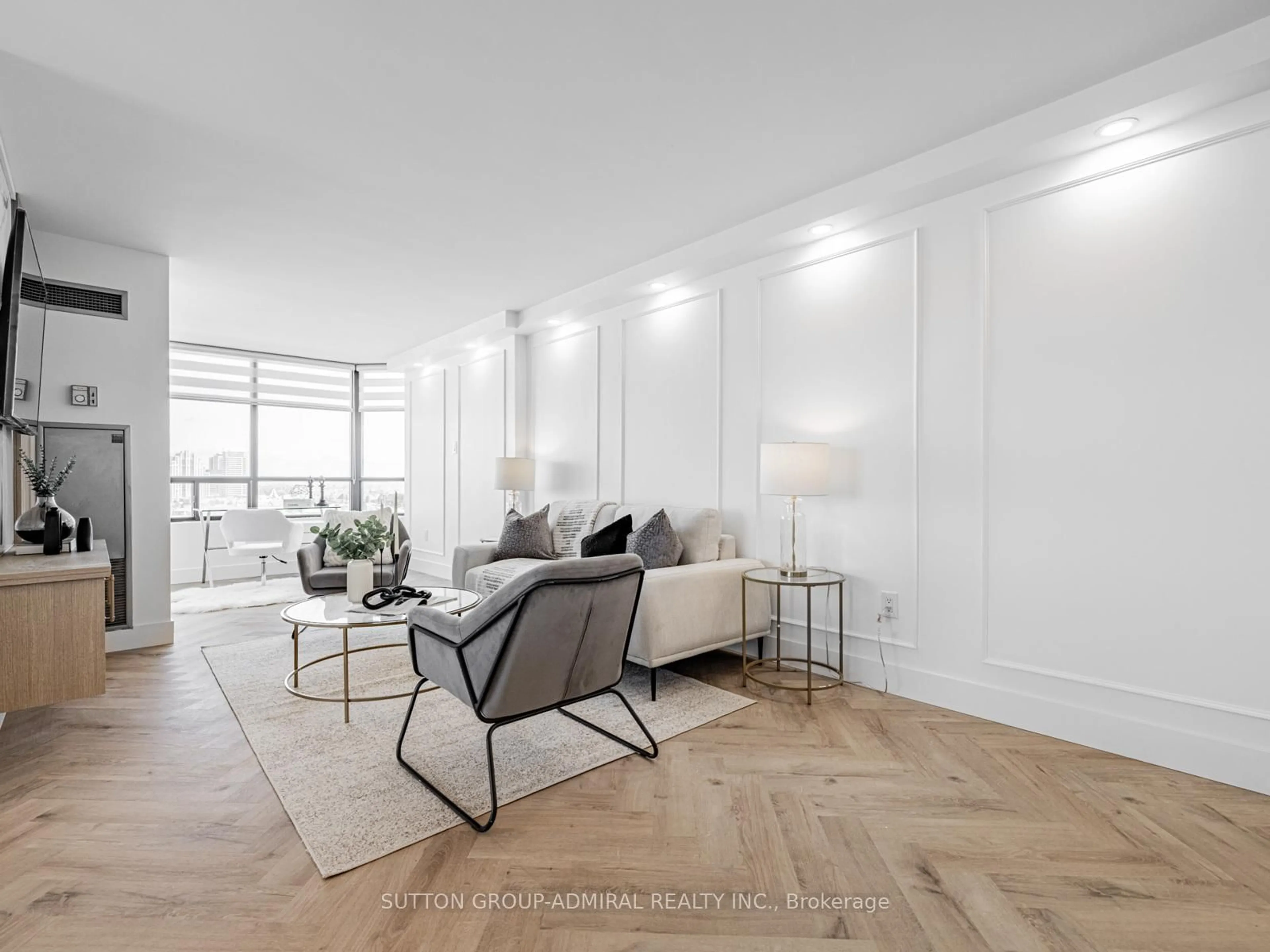 Living room with furniture, unknown for 7420 Bathurst St #1611, Vaughan Ontario L4J 6X4