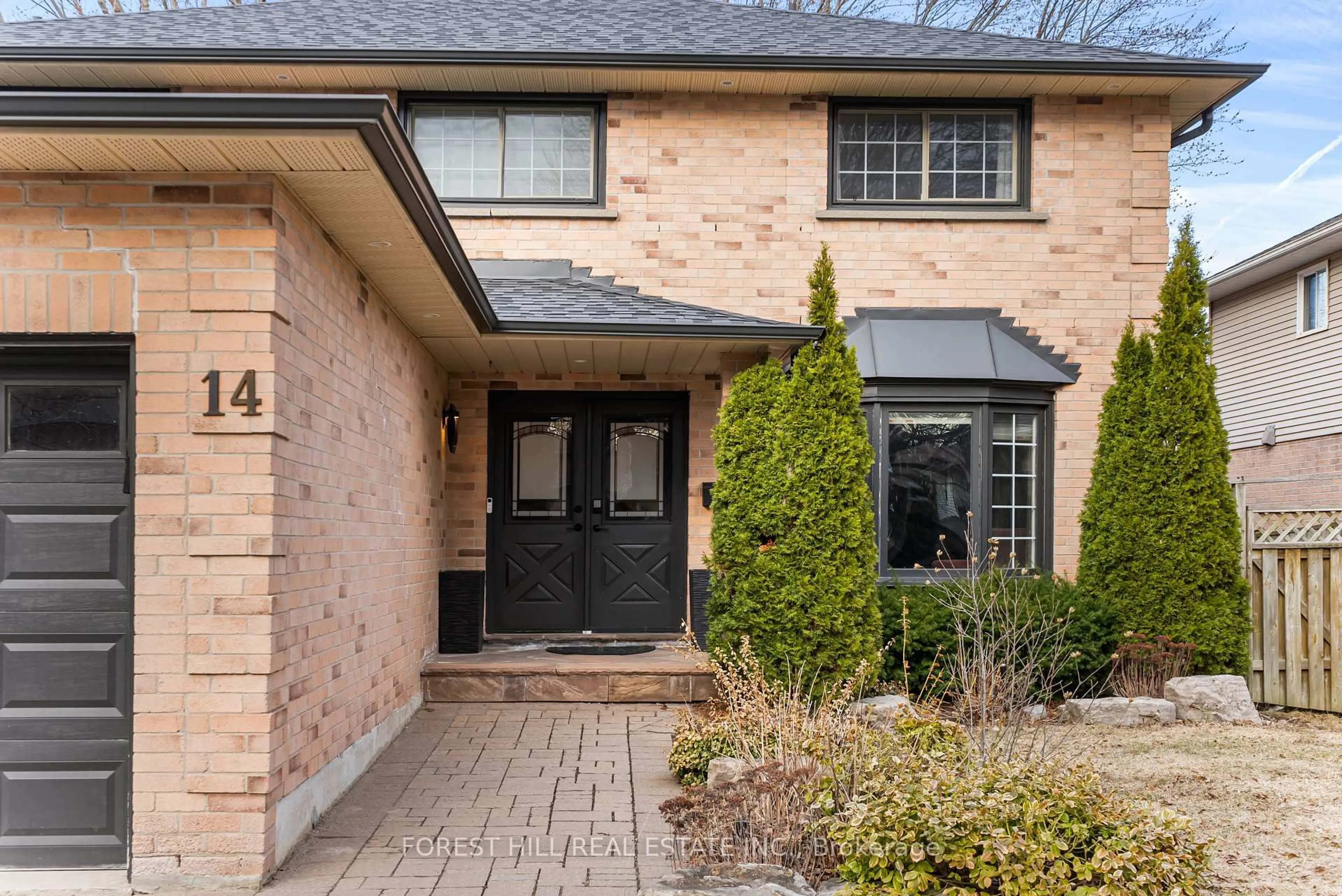 Home with brick exterior material, street for 14 Valley Cres, Aurora Ontario L4G 4S4