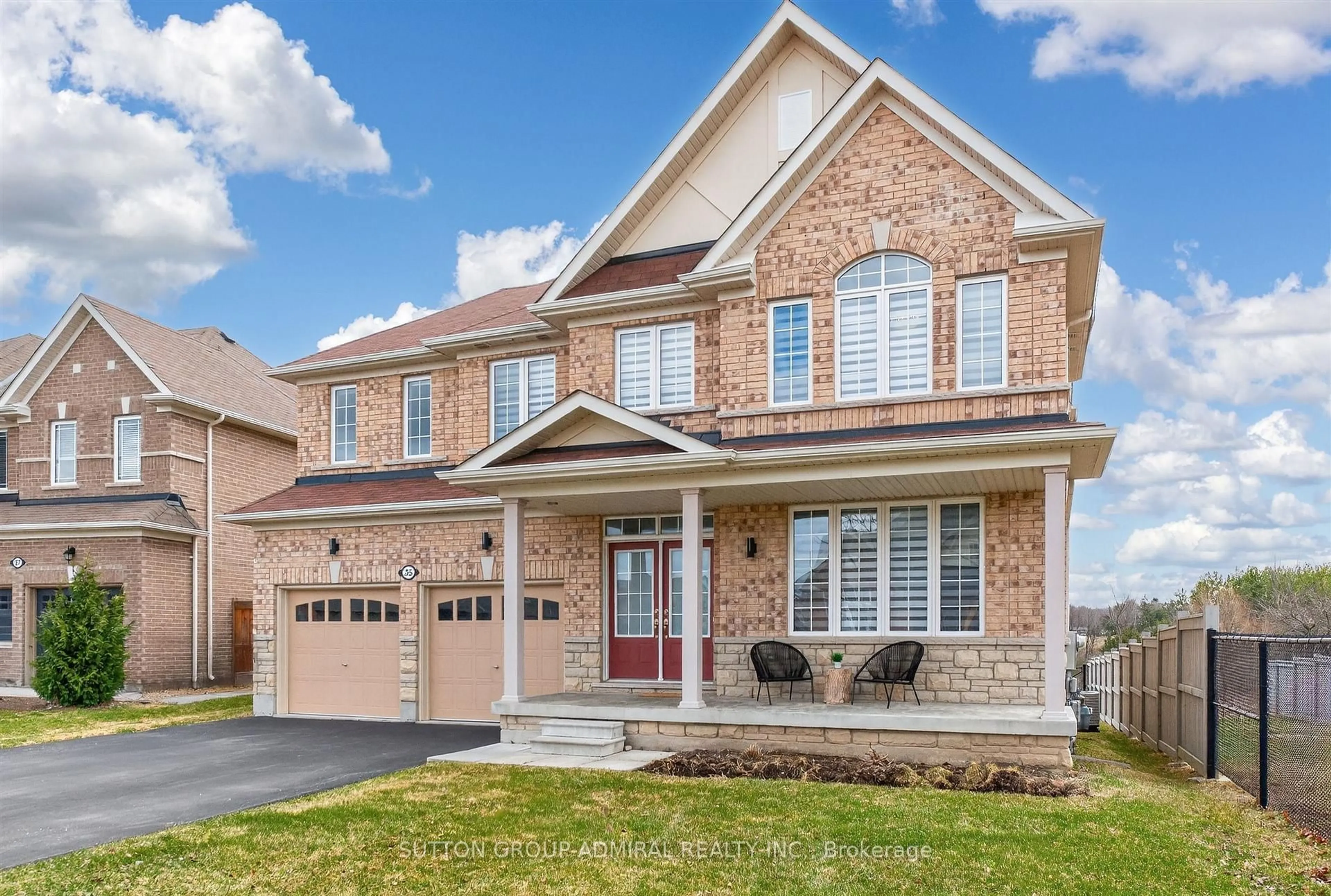 Home with brick exterior material, street for 35 Webb Tr, New Tecumseth Ontario L0G 1W0