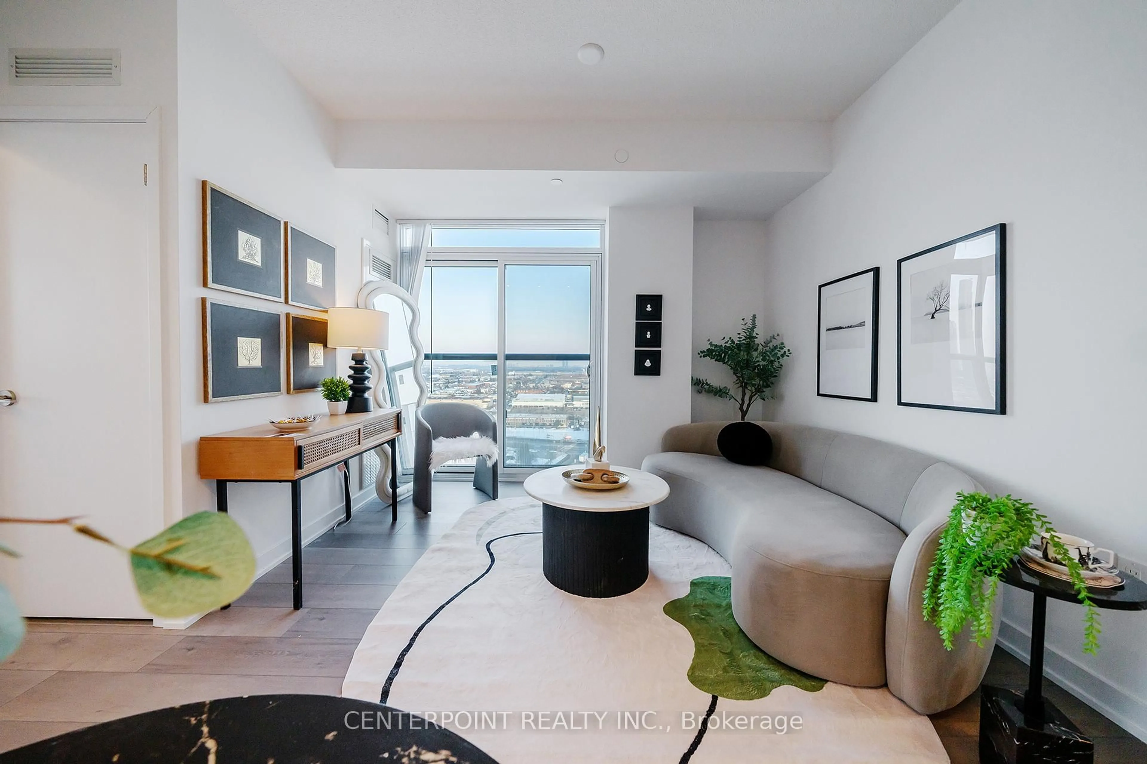 Living room with furniture, unknown for 38 Honeycrisp Cres #1910, Vaughan Ontario L4K 0M8