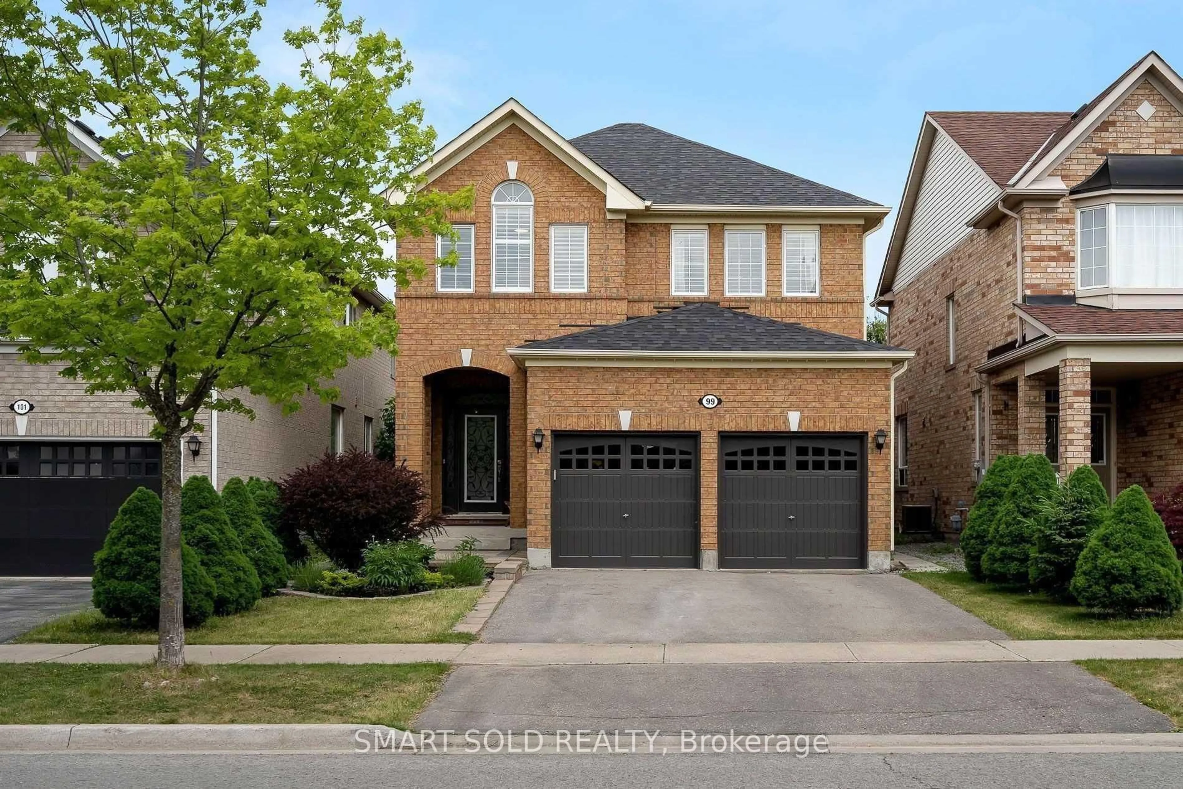 Home with brick exterior material, street for 99 Aloe Ave, Richmond Hill Ontario L4E 4N2