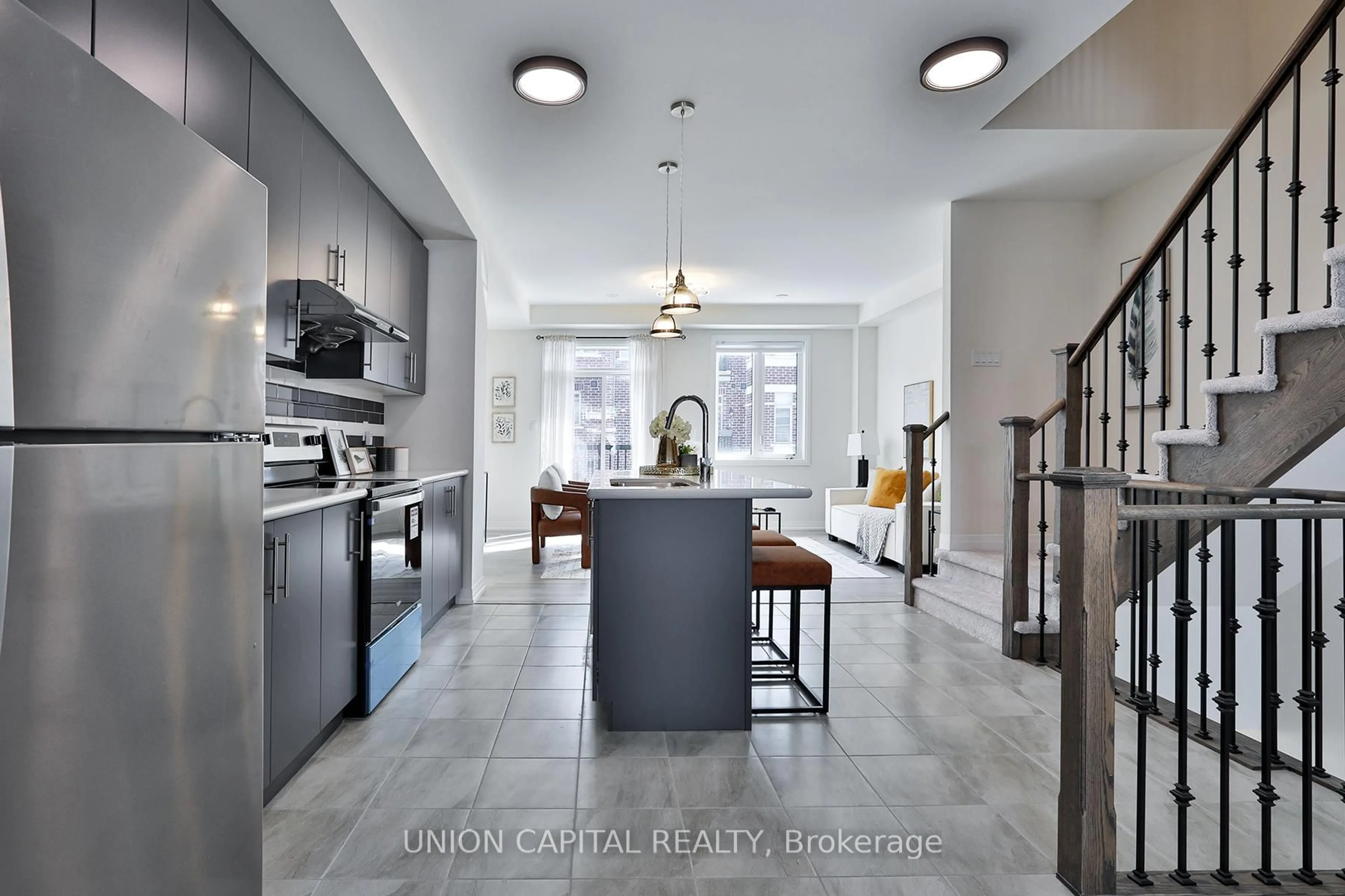 Open concept kitchen, unknown for 5 Sissons Way, Markham Ontario L6B 1R2