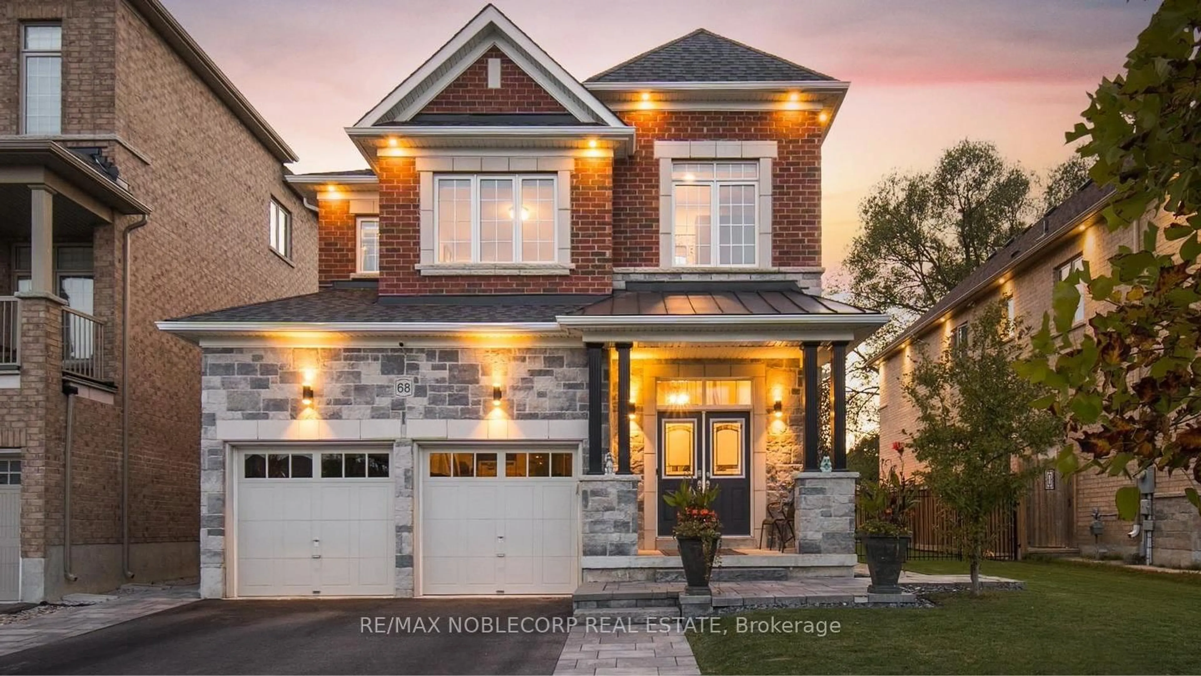 Home with brick exterior material, street for 68 Inverness Way, Bradford West Gwillimbury Ontario L3Z 0W5