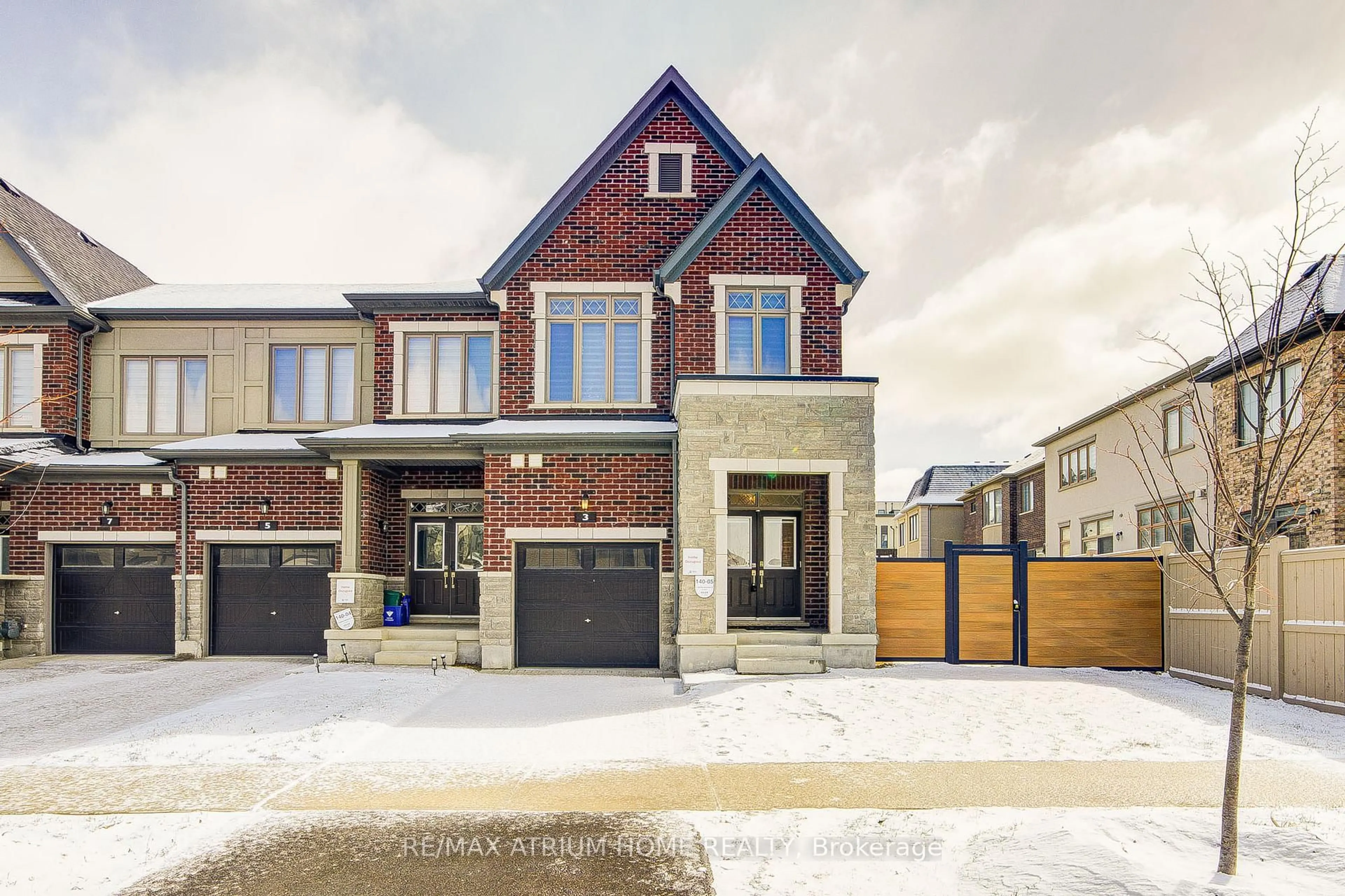 Home with brick exterior material, street for 3 Jessica Antonella St, Markham Ontario L6C 3J6