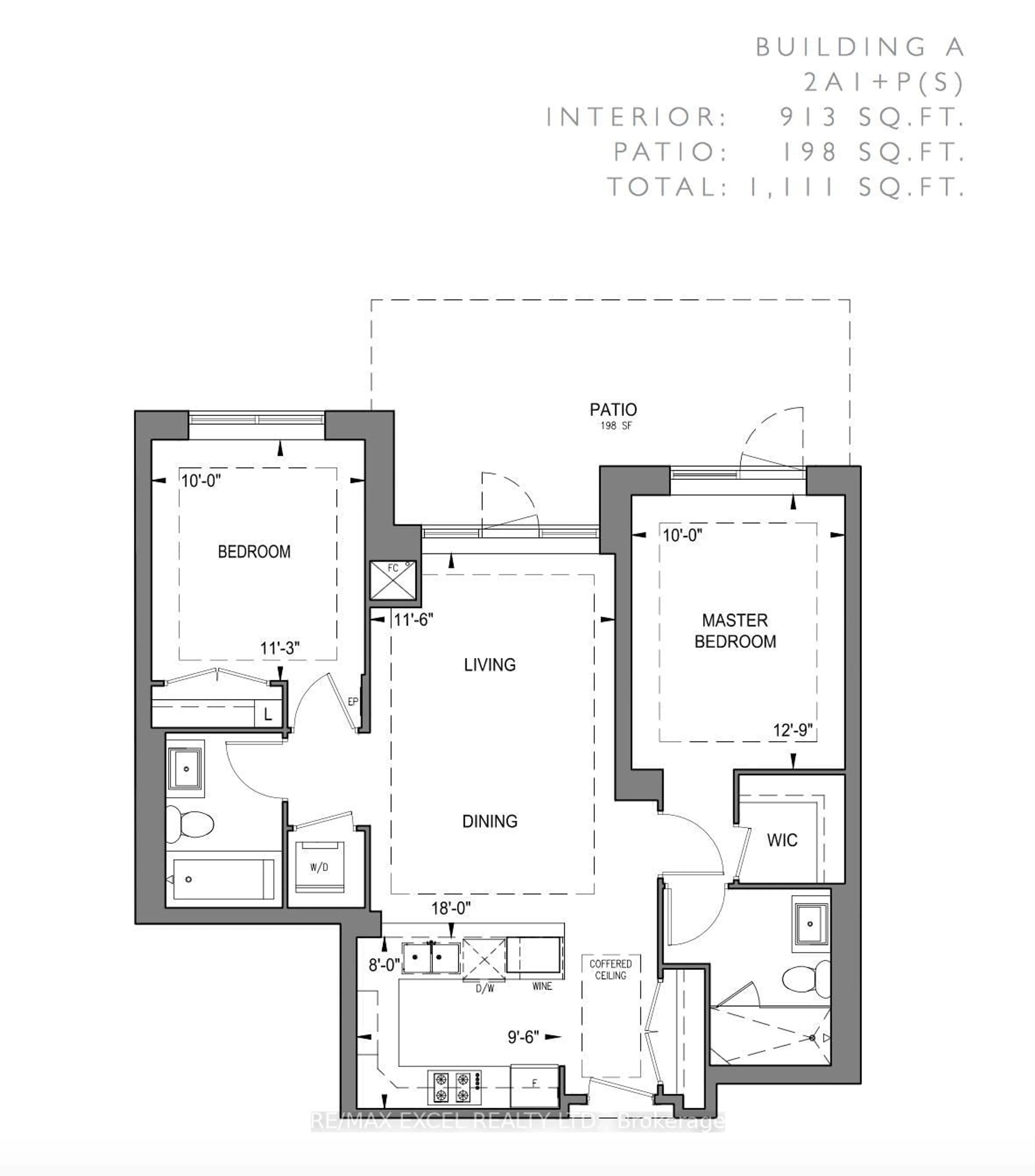 Floor plan for 9 Stollery Pond Cres #208, Markham Ontario L6C 1K4