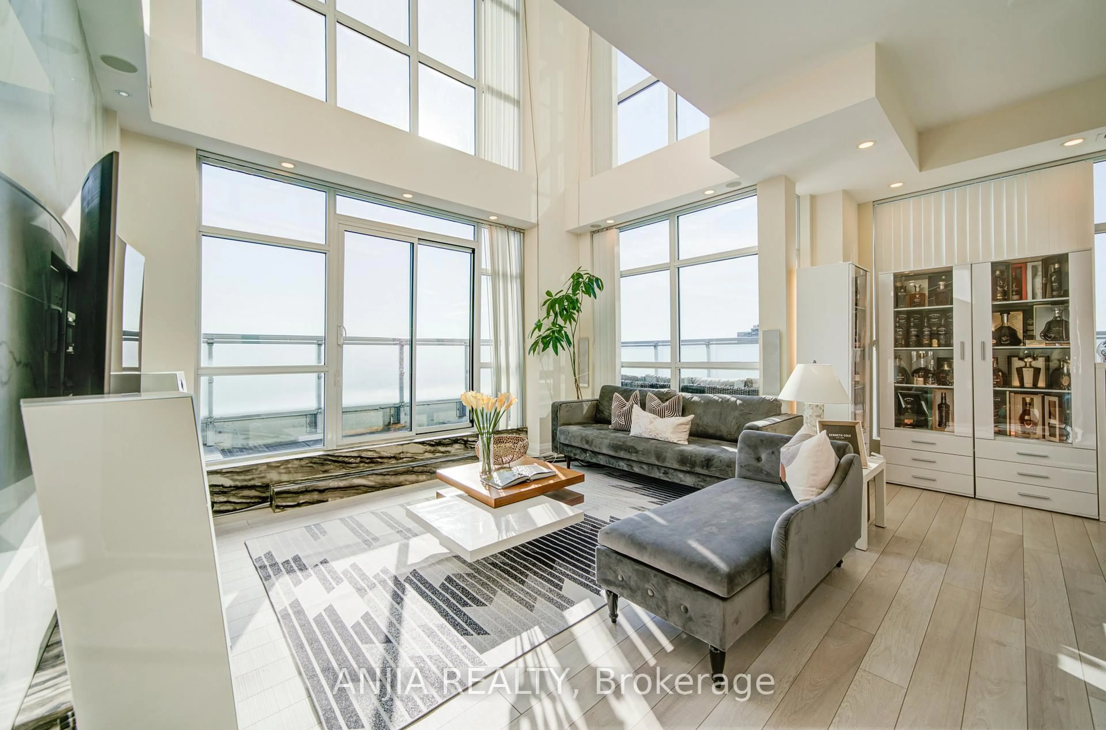 Living room with furniture, unknown for 8763 Bayview Ave #507, Richmond Hill Ontario L4B 3V1