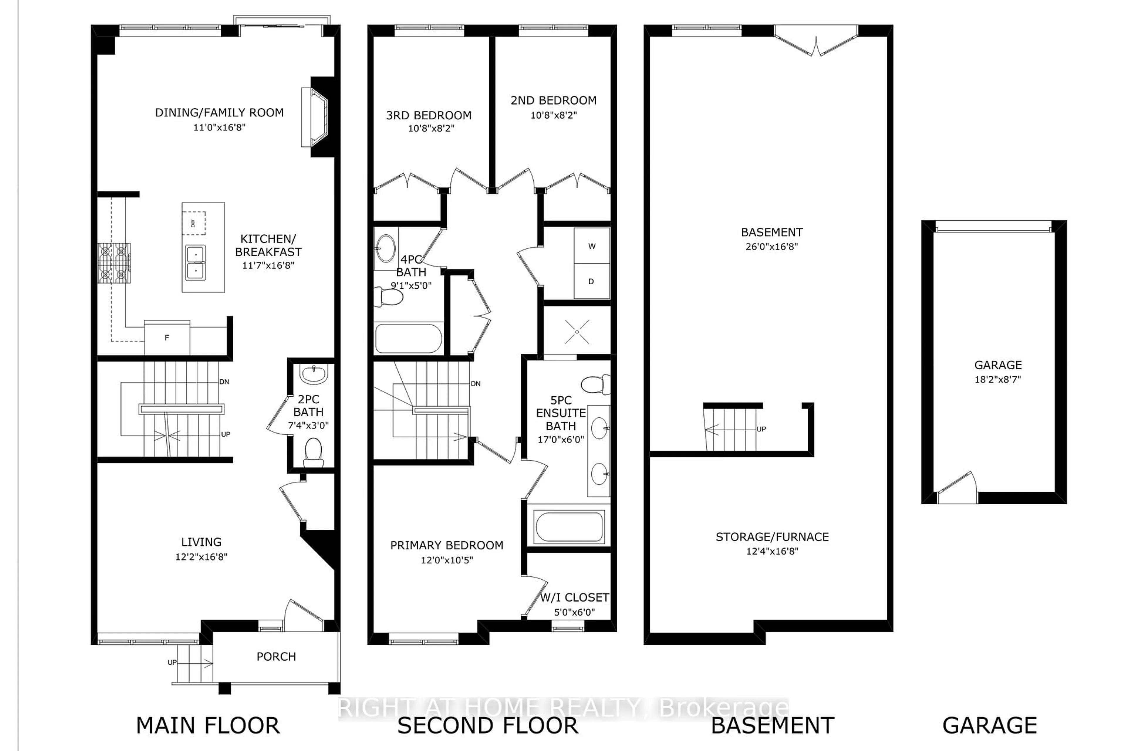 Floor plan for 5 Zenyatta Lane, East Gwillimbury Ontario L9N 0N7