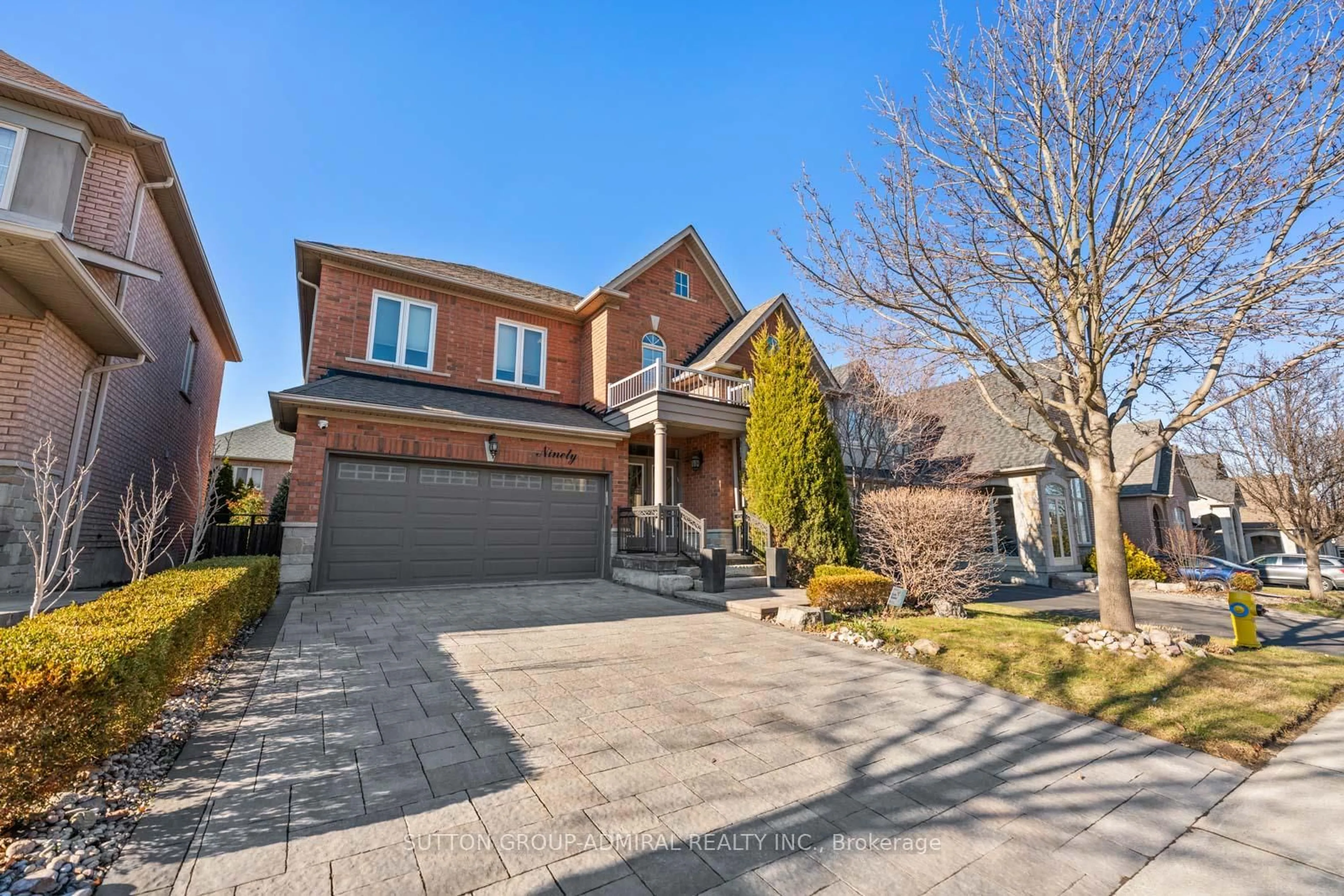 Home with brick exterior material, street for 90 Summeridge Dr, Vaughan Ontario L4J 8S1