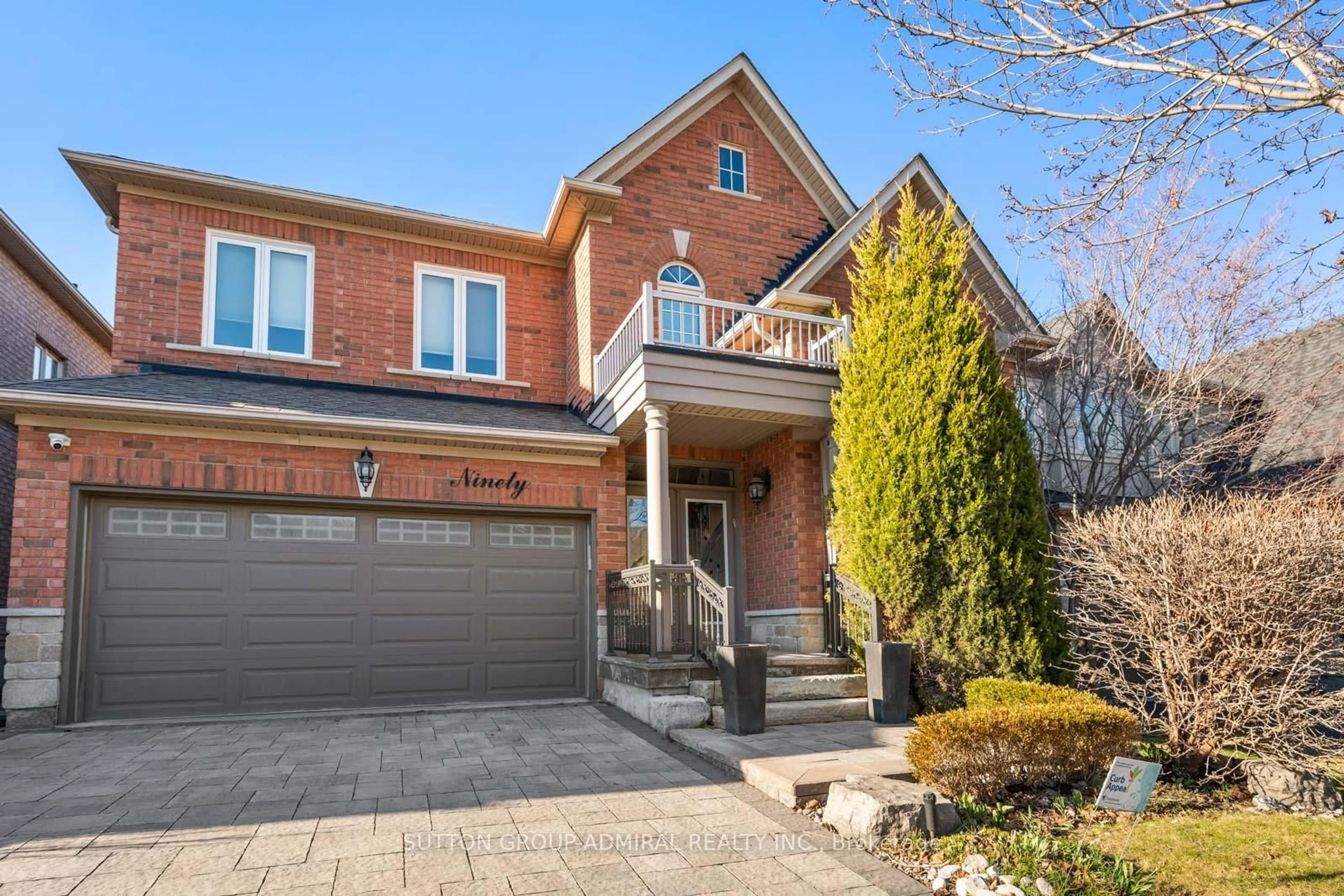 Home with brick exterior material, street for 90 Summeridge Dr, Vaughan Ontario L4J 8S1