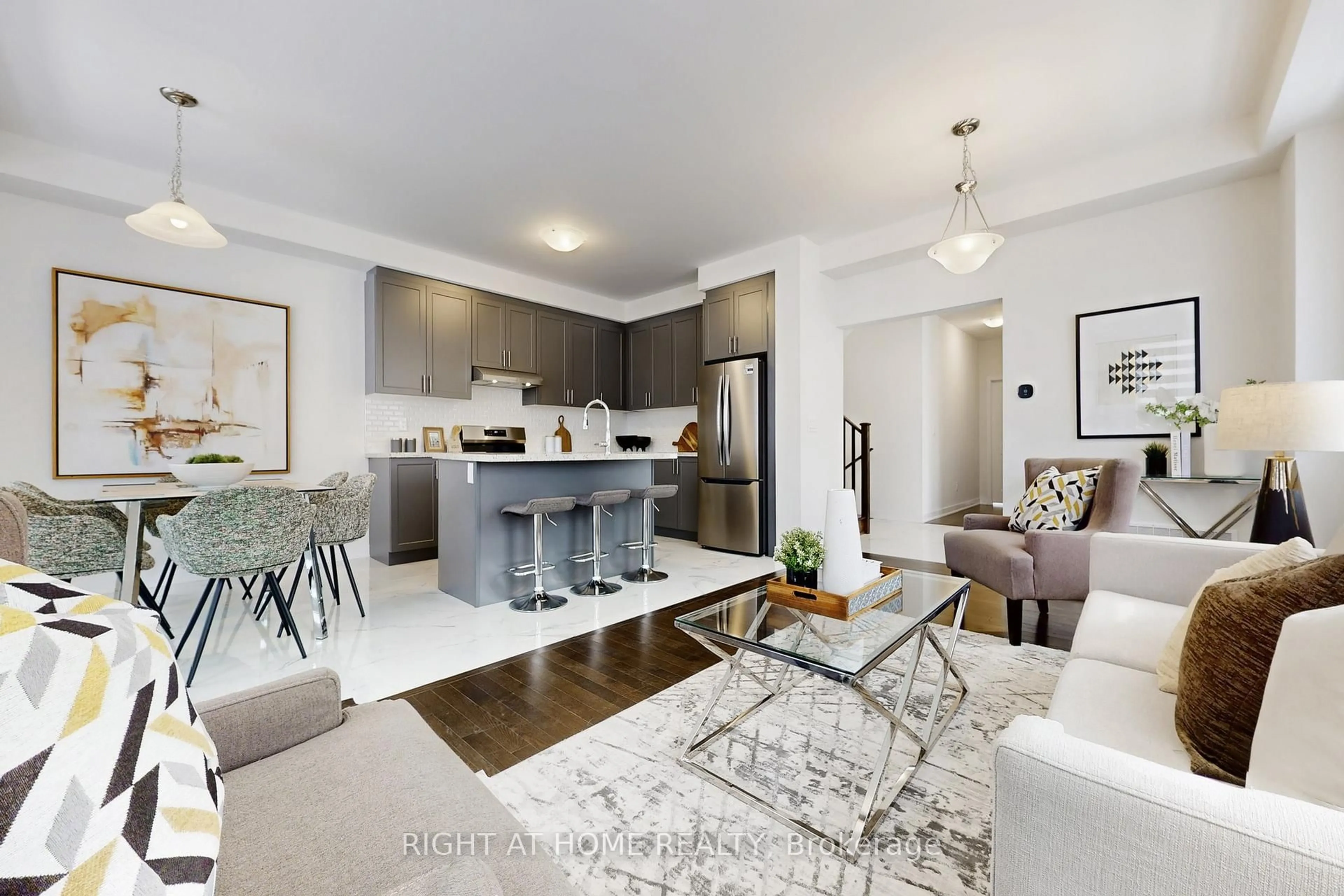 Open concept kitchen, unknown for 154 Anna Russell Way, Markham Ontario L3R 3X3