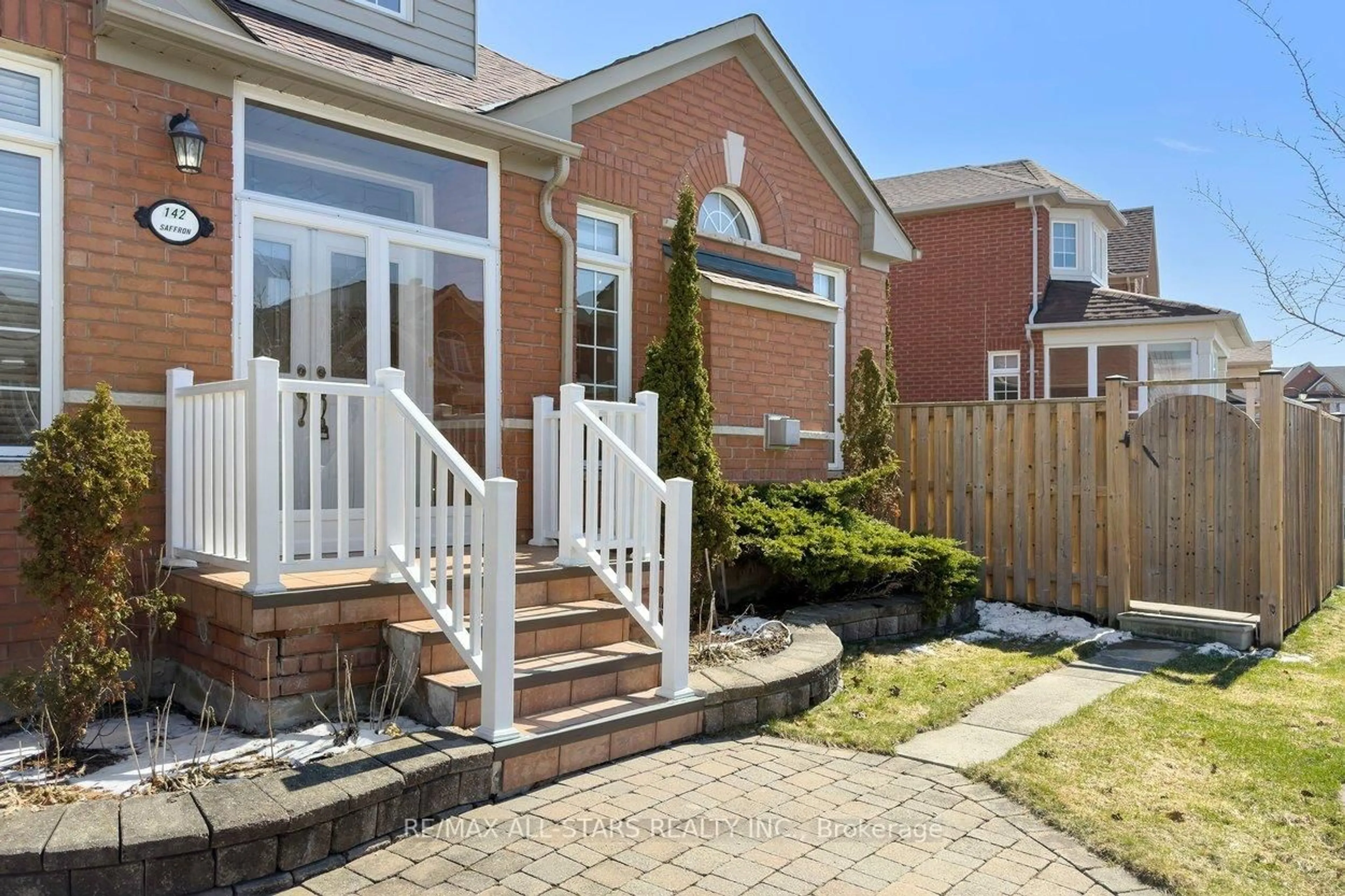 Home with brick exterior material, street for 142 Saffron St, Markham Ontario L6E 1M3