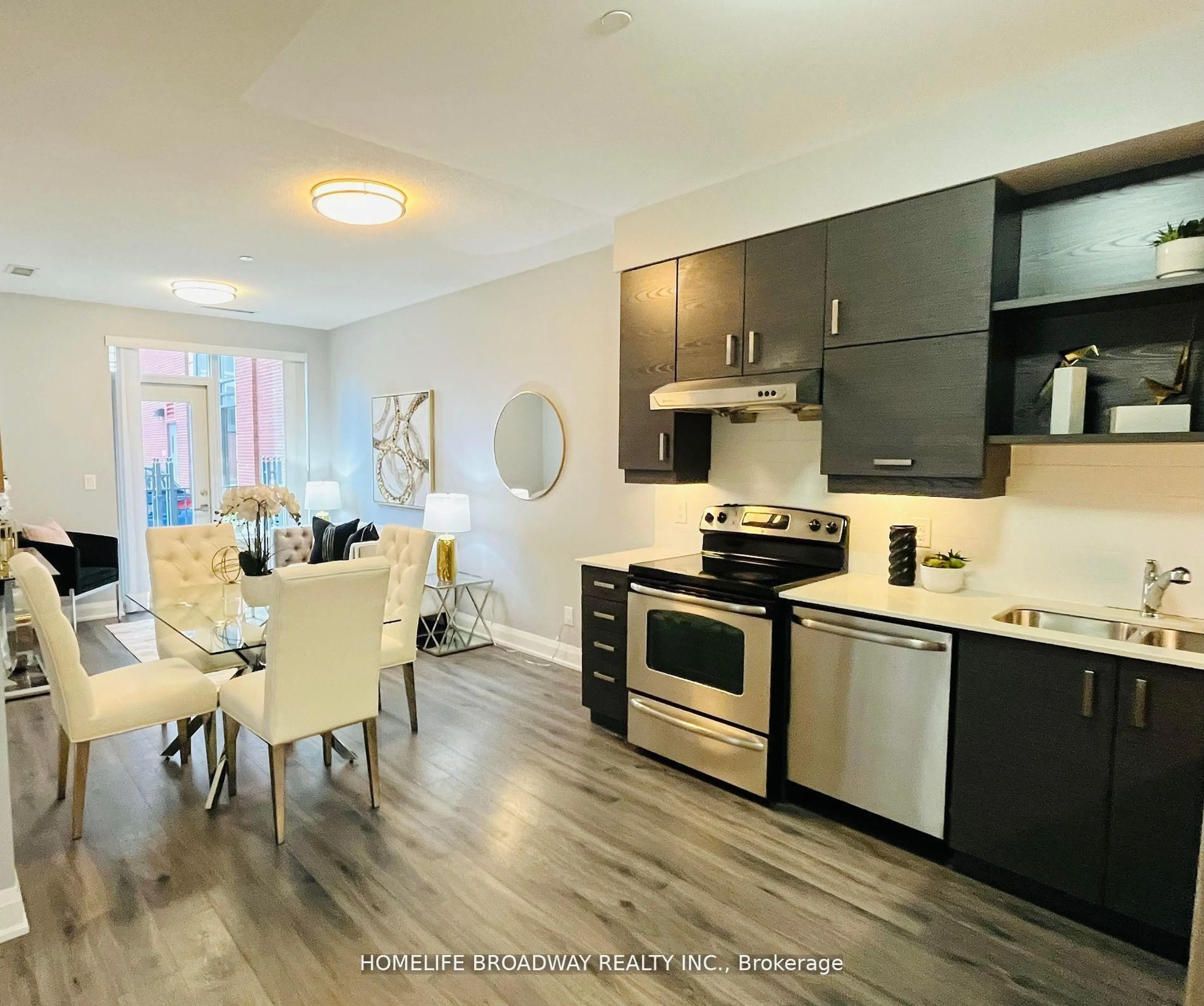 Open concept kitchen, unknown for 8228 Birchmount Rd #106, Markham Ontario L3R 1A6