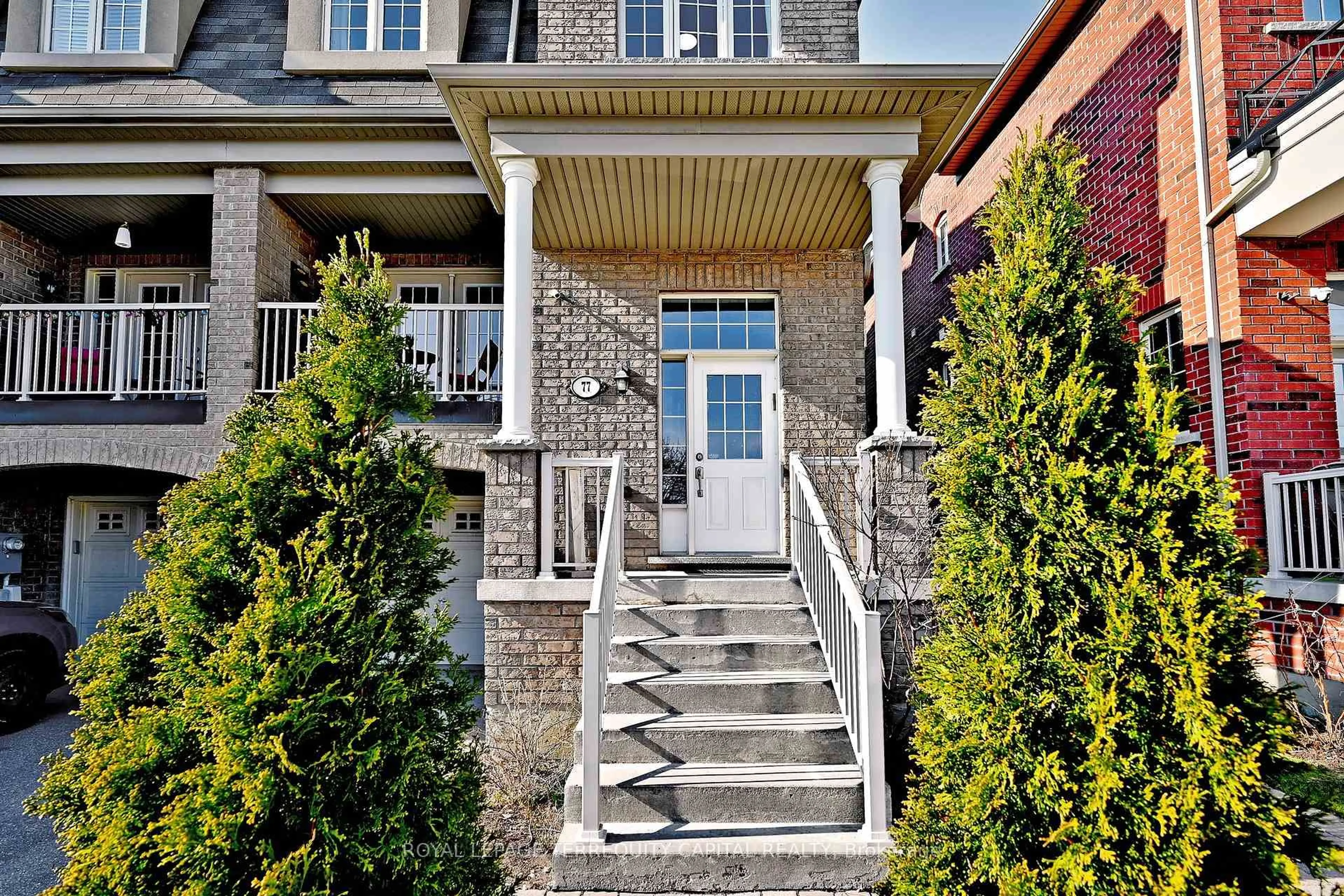 Home with brick exterior material, street for 77 Benjamin Hood Cres, Vaughan Ontario L4K 5M7