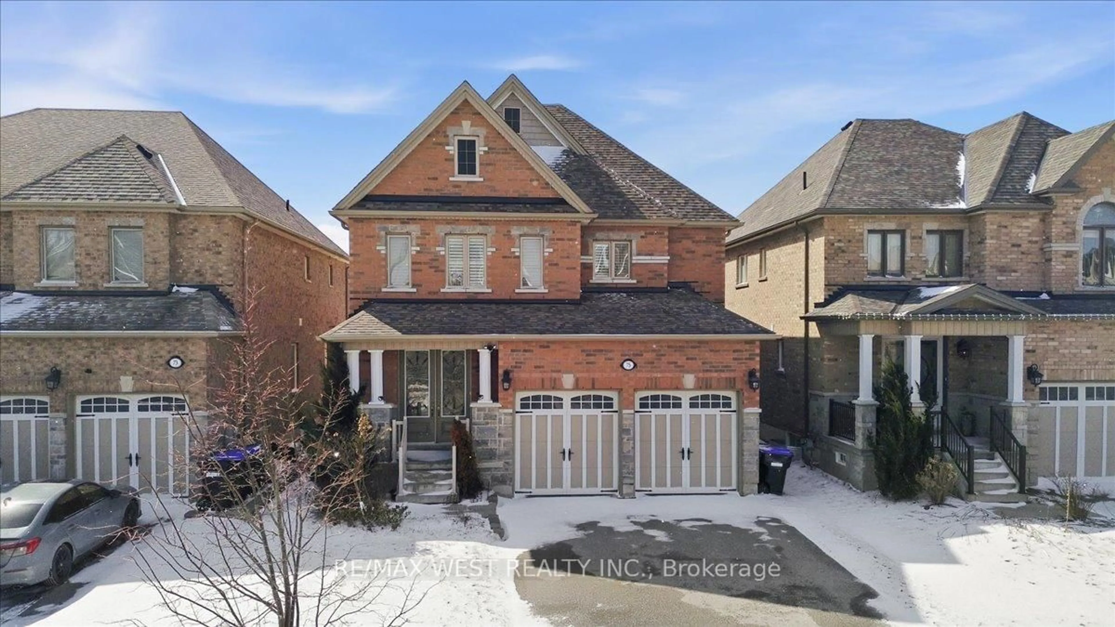 Home with brick exterior material, street for 75 Morrison Ave, New Tecumseth Ontario L9R 0R4