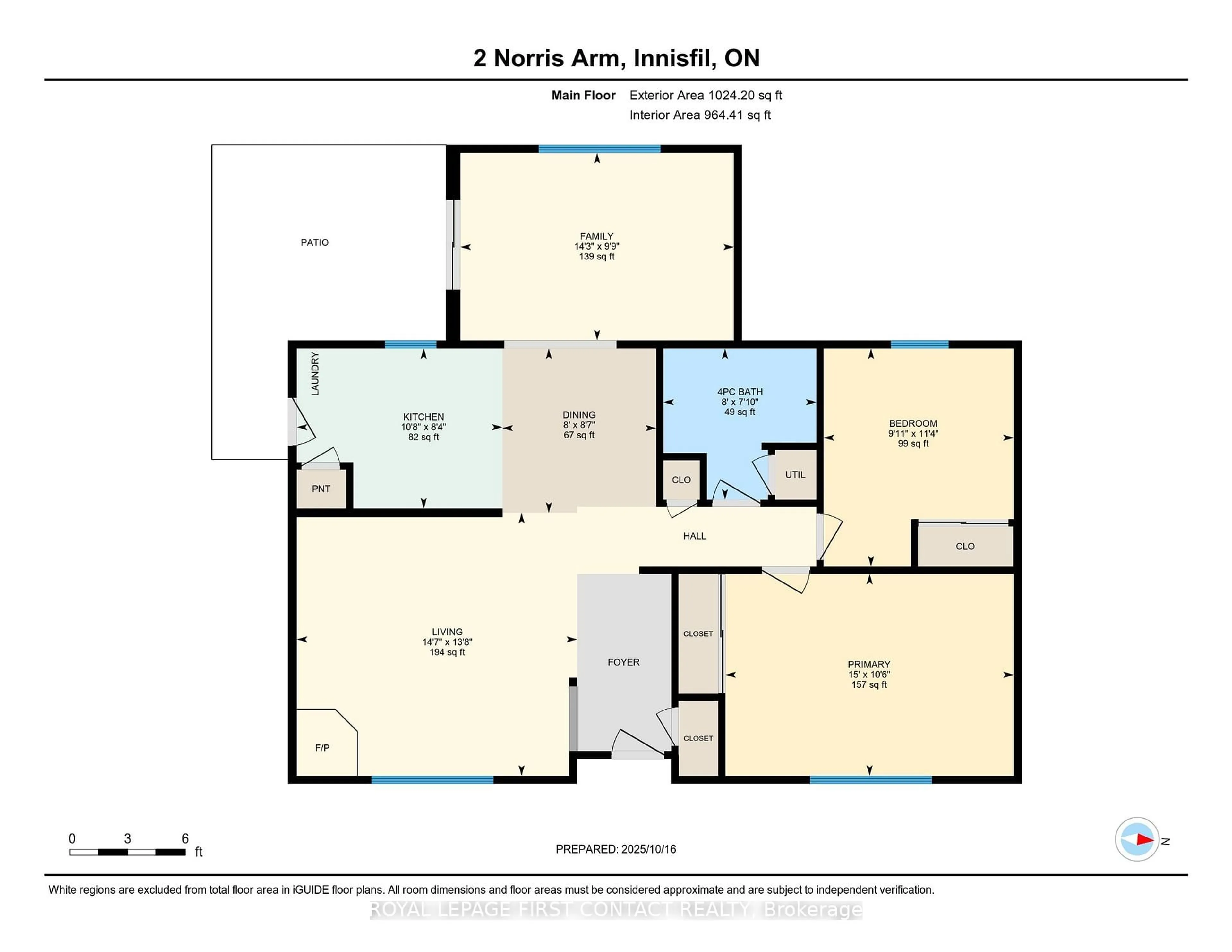 Floor plan for 2 Norris Arm, Innisfil Ontario L9S 1N6