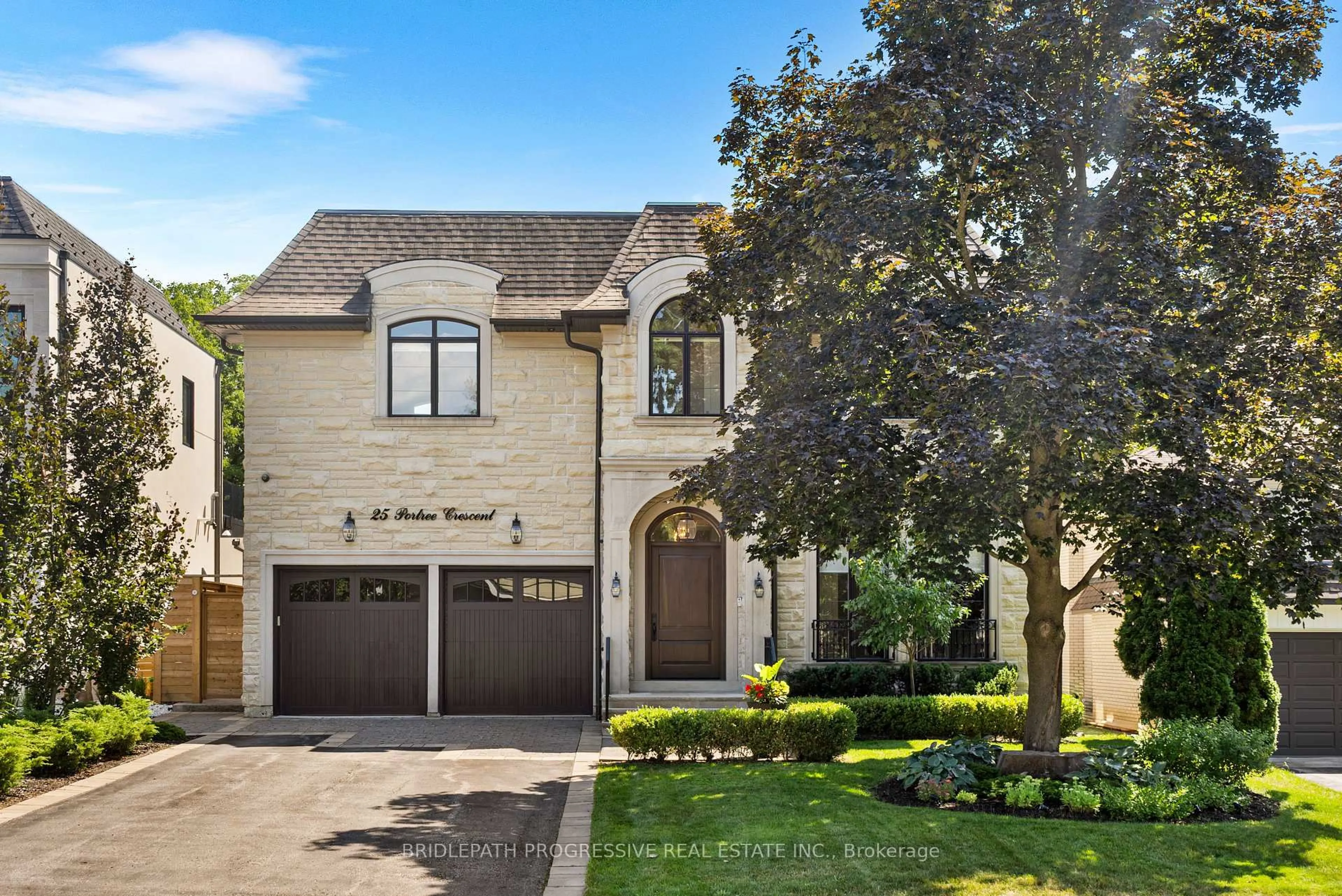 Home with brick exterior material, street for 25 Portree Cres, Markham Ontario L3T 3G1