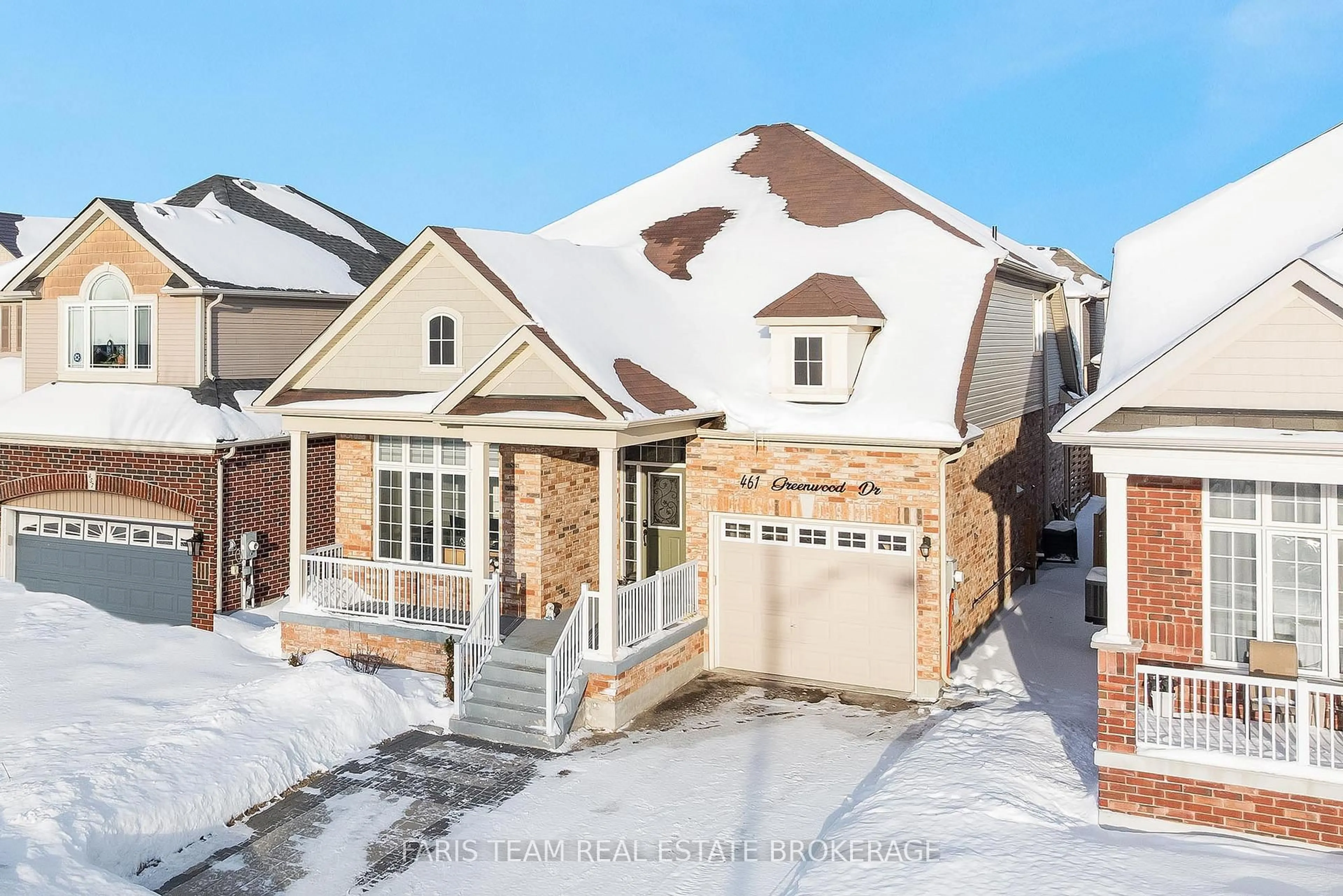 Home with brick exterior material, street for 461 Greenwood Dr, Essa Ontario L3W 0R4
