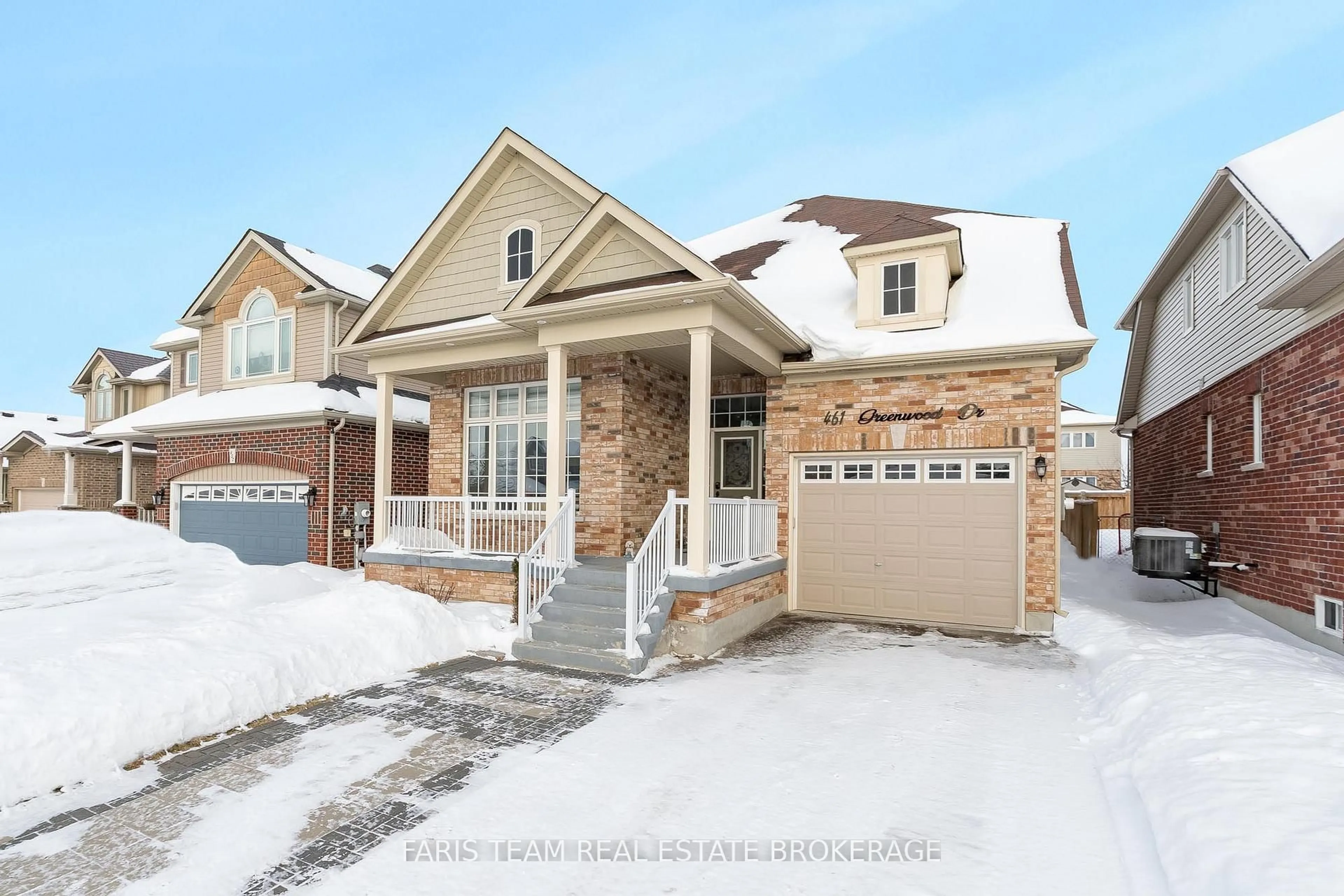 Home with brick exterior material, street for 461 Greenwood Dr, Essa Ontario L3W 0R4