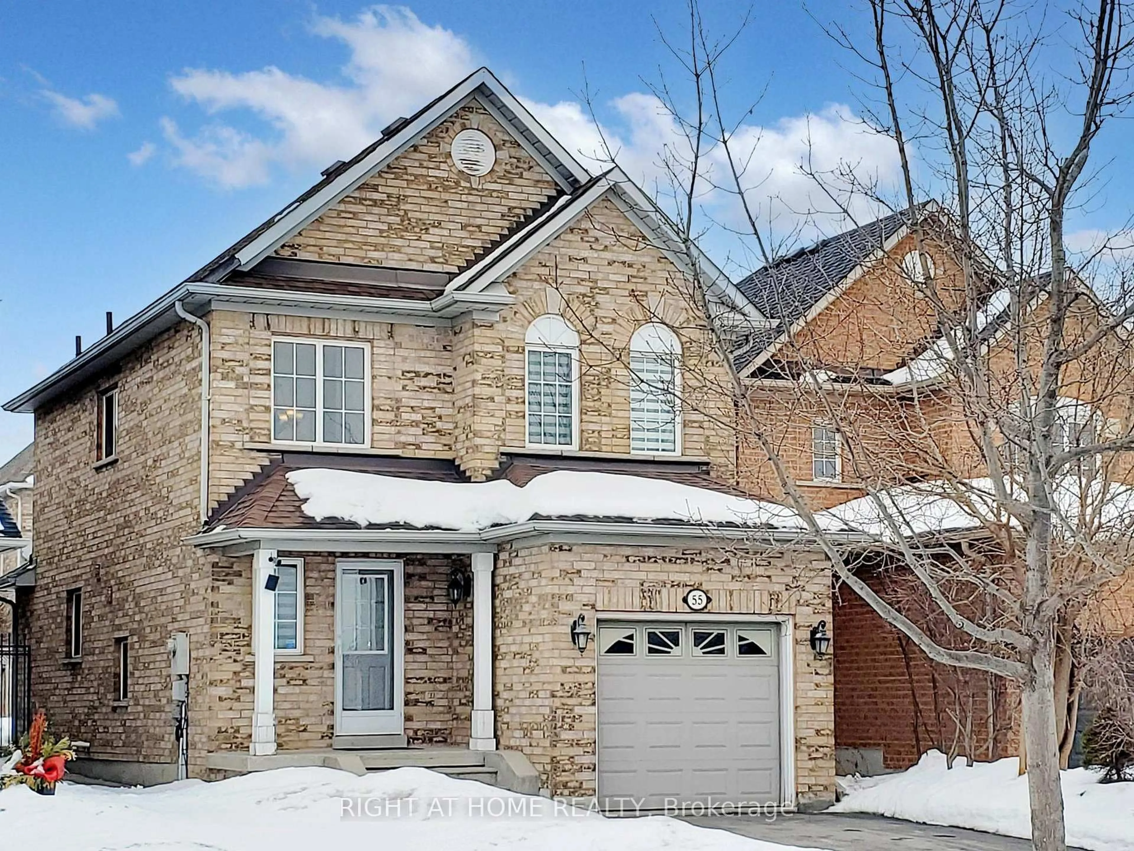 Home with brick exterior material, street for 55 Hollybush Dr, Vaughan Ontario L6A 2H5