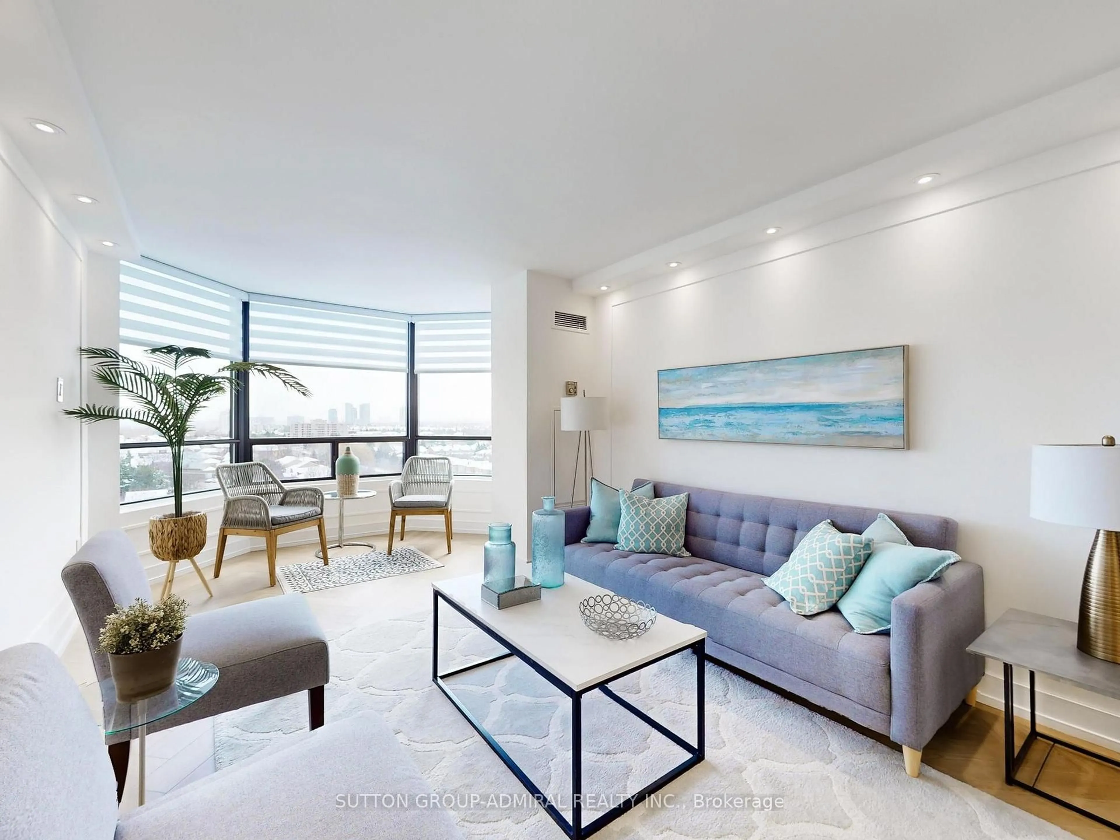 Living room with furniture, unknown for 7440 Bathurst St #1009, Vaughan Ontario L4J 7K8