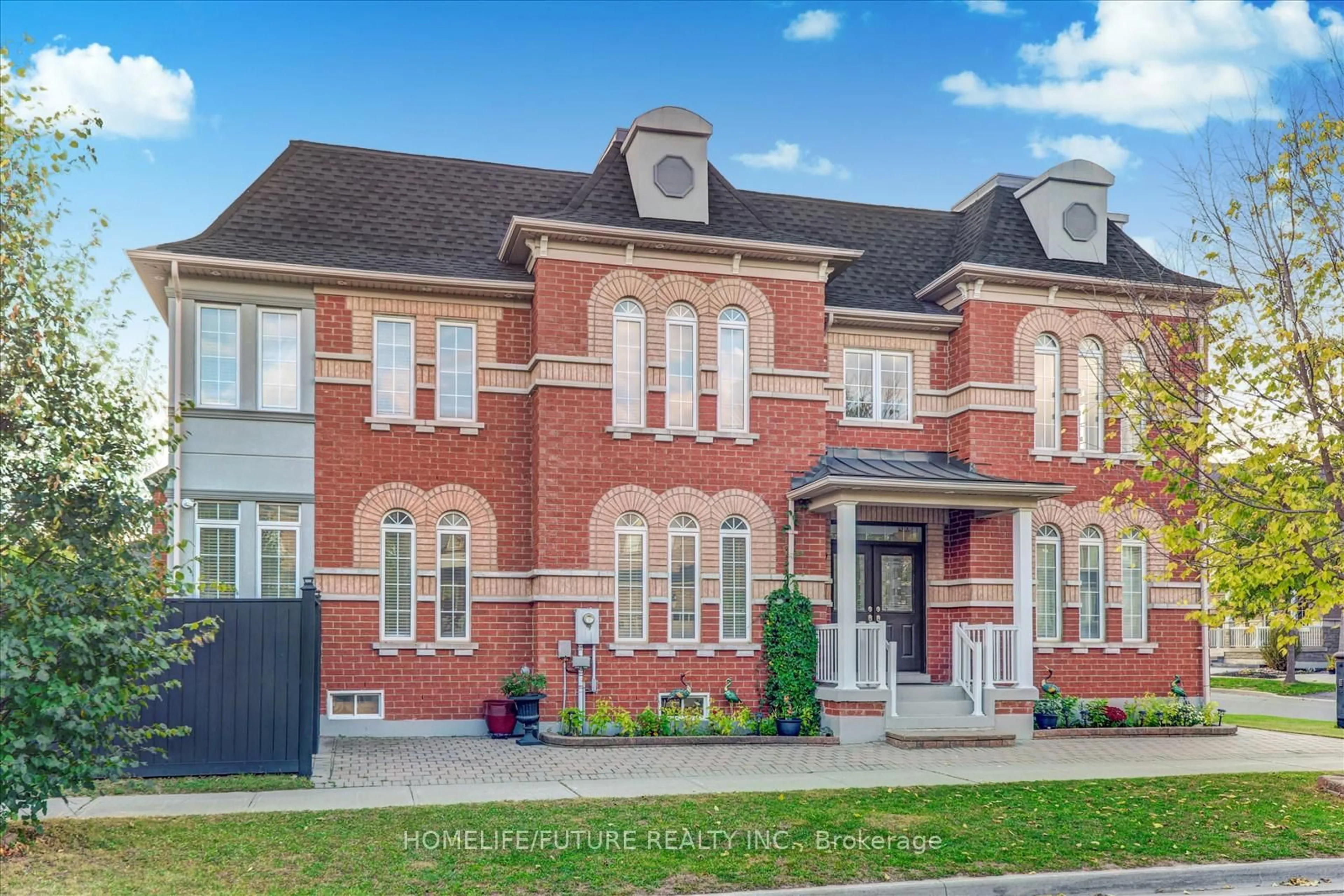 Home with brick exterior material, street for 149 Stonechurch Cres, Markham Ontario L6B 0L2
