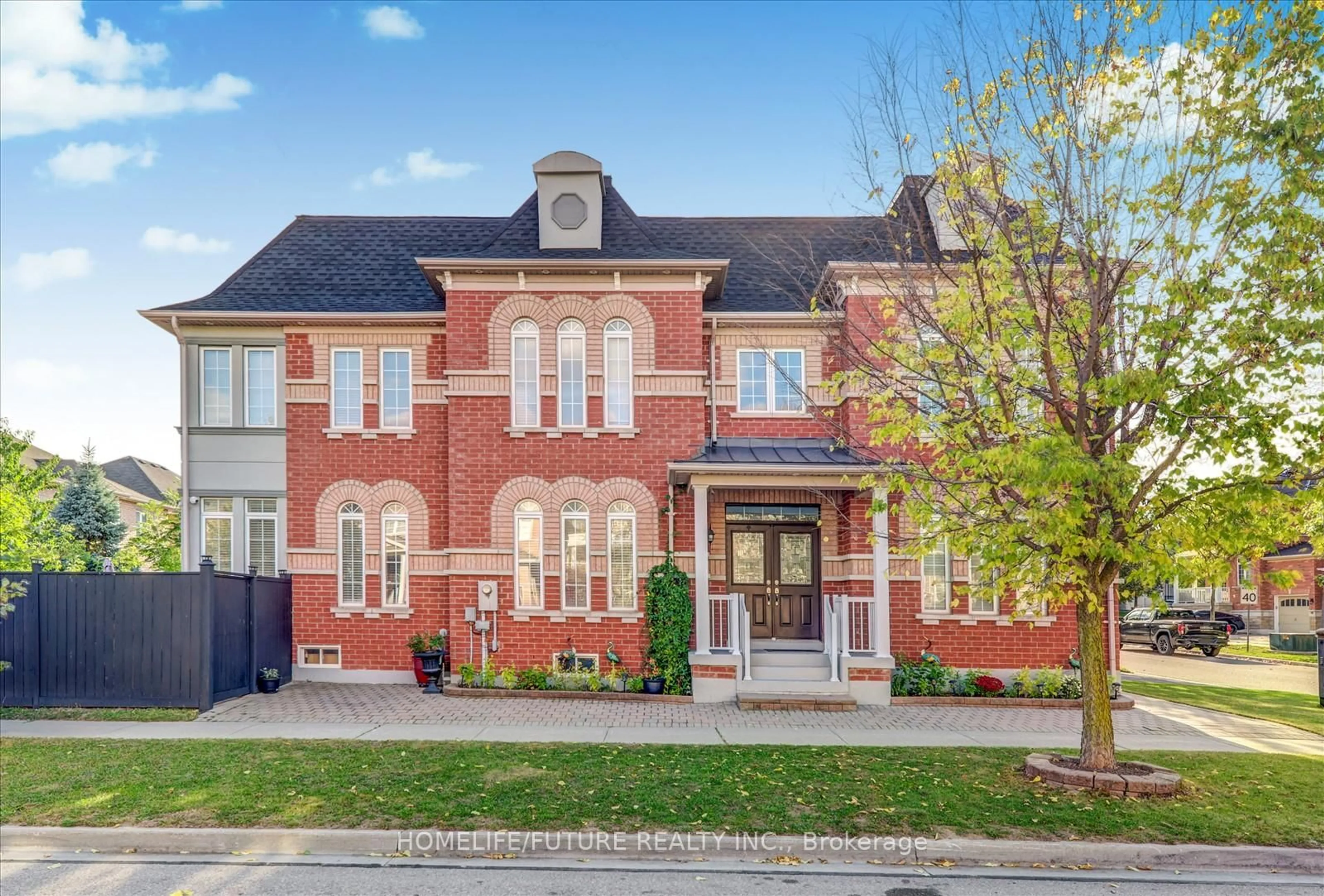 Home with brick exterior material, street for 149 Stonechurch Cres, Markham Ontario L6B 0L2