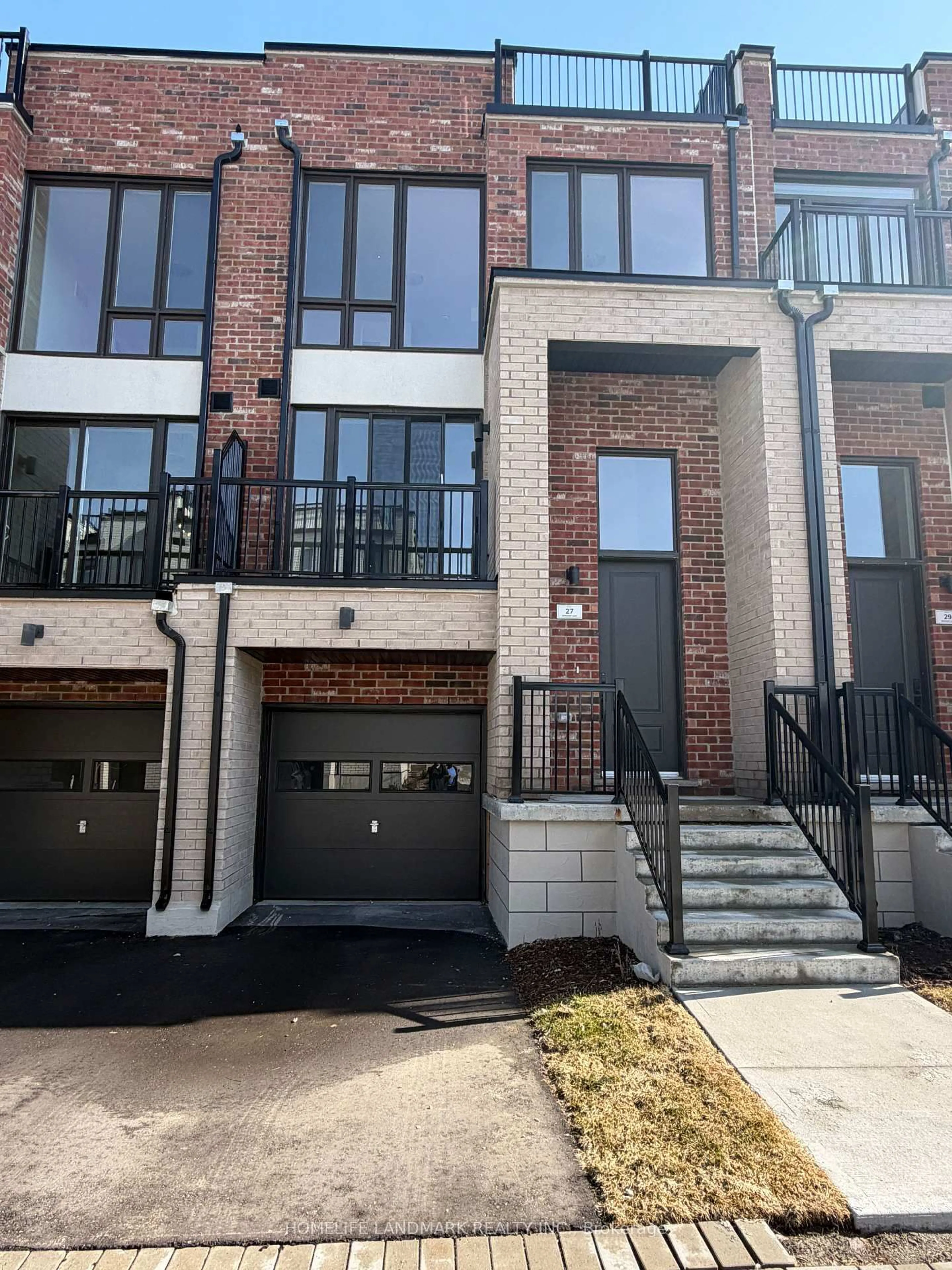 Home with brick exterior material, street for 27 Bancroft Lane, Richmond Hill Ontario L4E 1M1