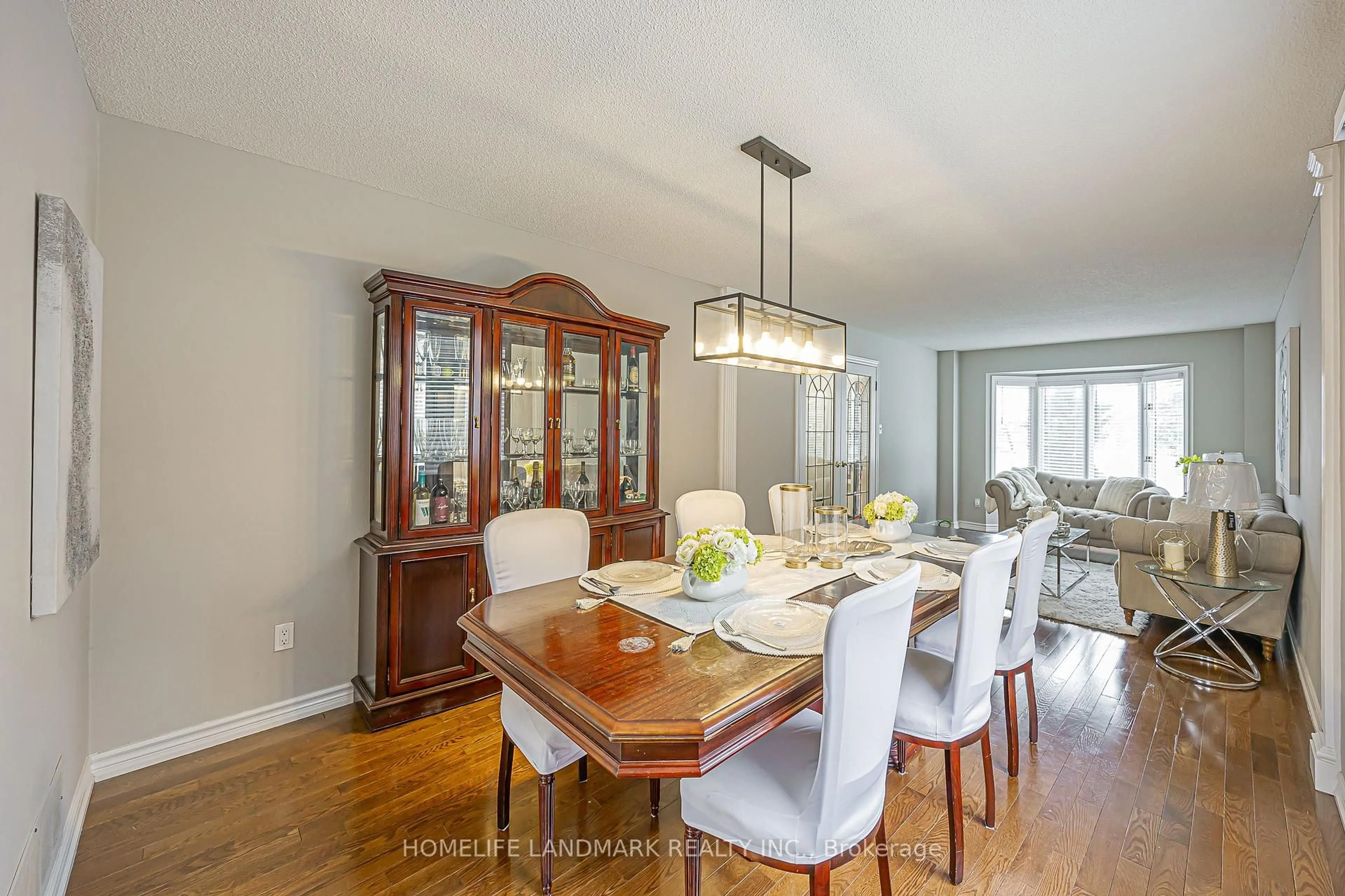 Dining room, wood/laminate floor for 246 Jelley Ave, Newmarket Ontario L3X 1S6