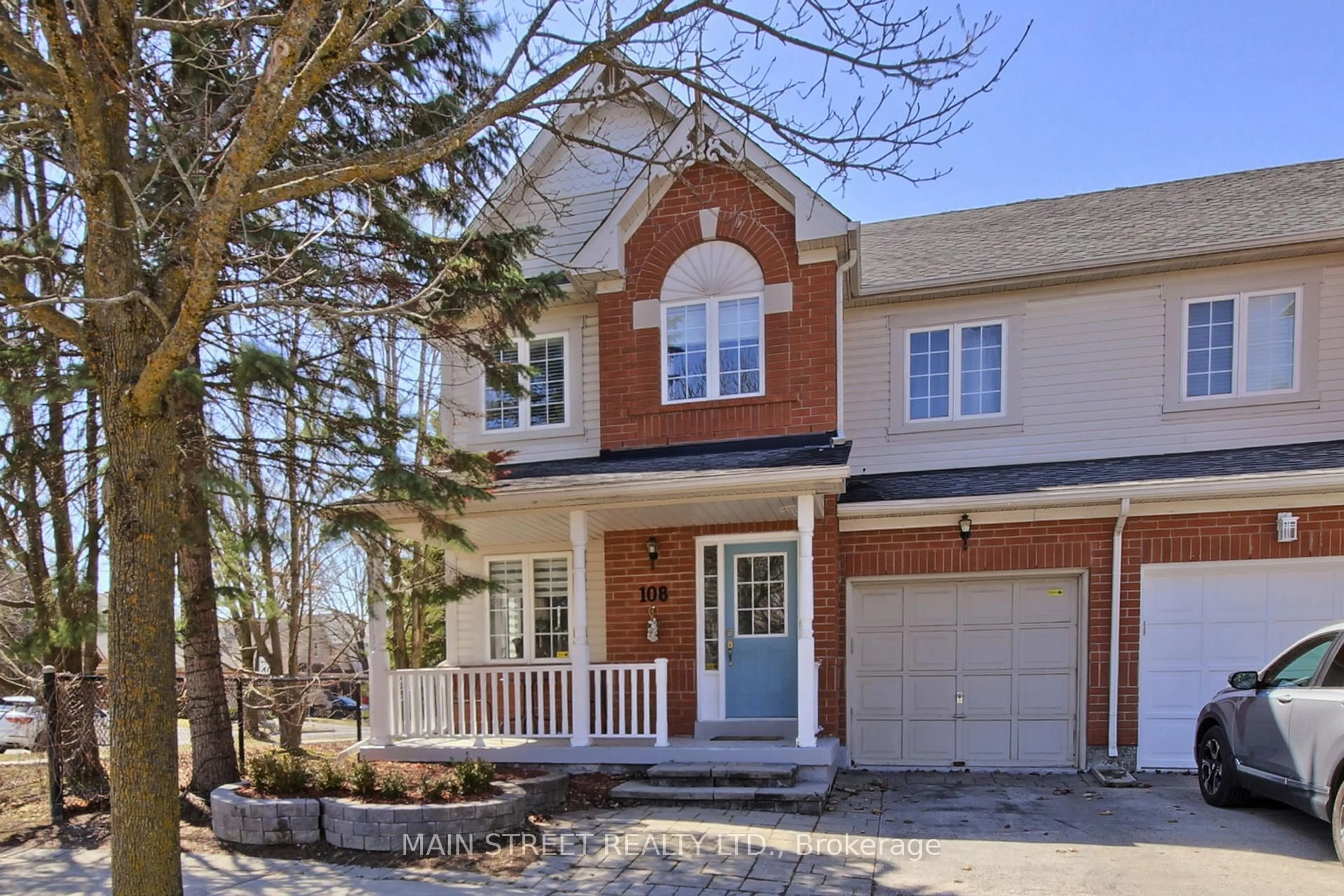 Home with brick exterior material, street for 108 Hollandview Tr, Aurora Ontario L4G 7H6