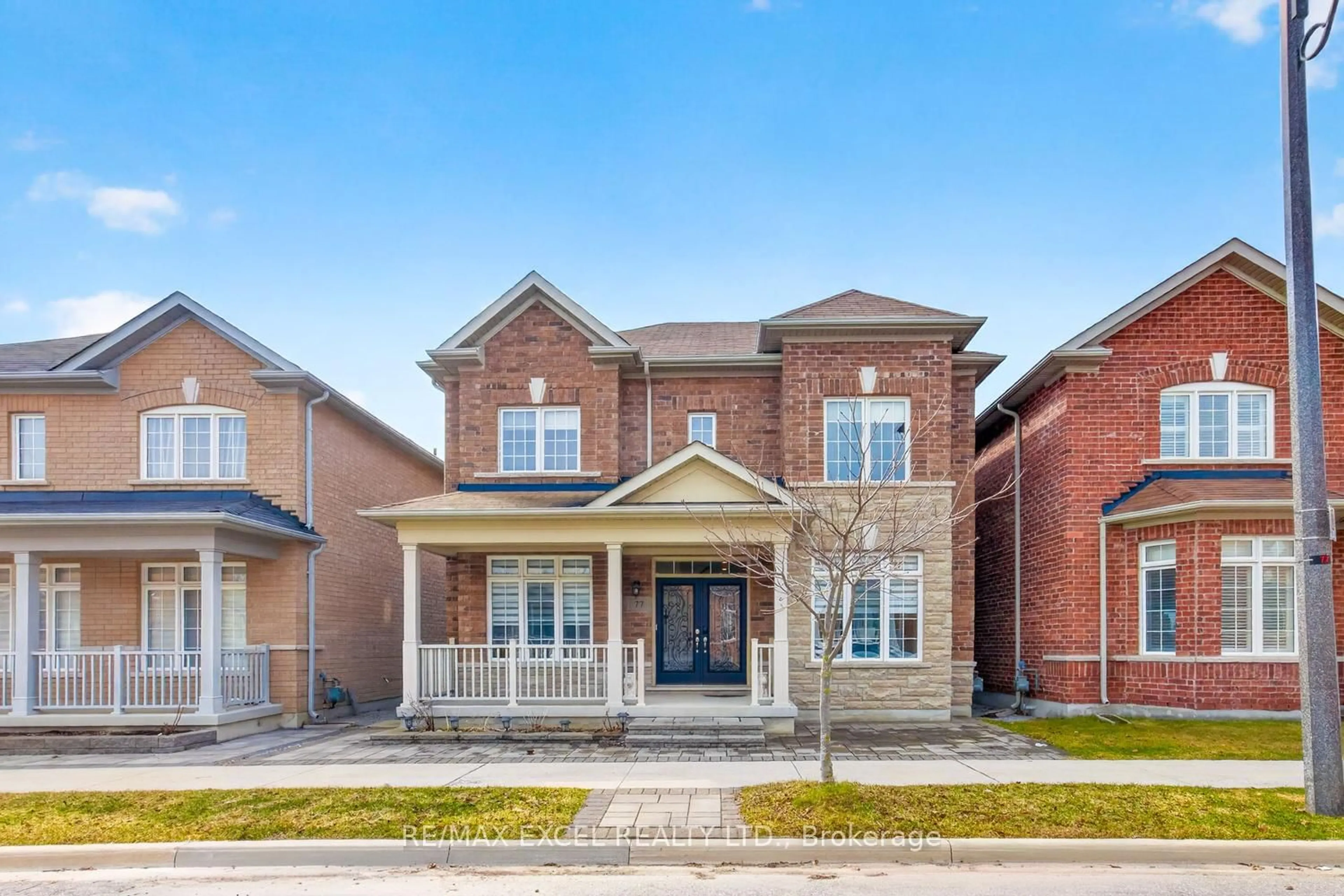 Home with brick exterior material, street for 77 Sunnyside Hill Rd, Markham Ontario L6B 0Z8